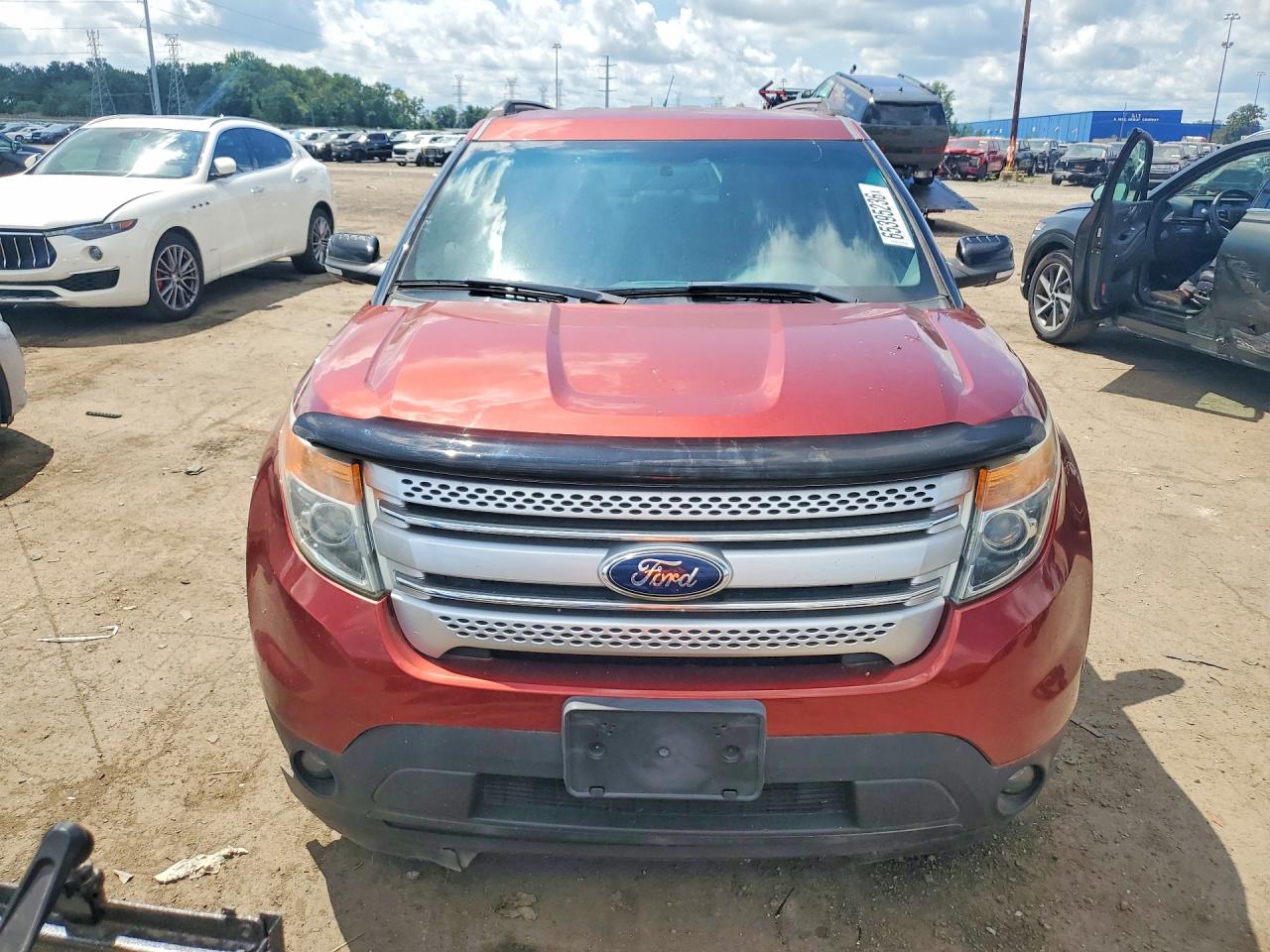 2014 Ford Explorer Xlt Orange vin: 1FM5K7D8XEGC27683