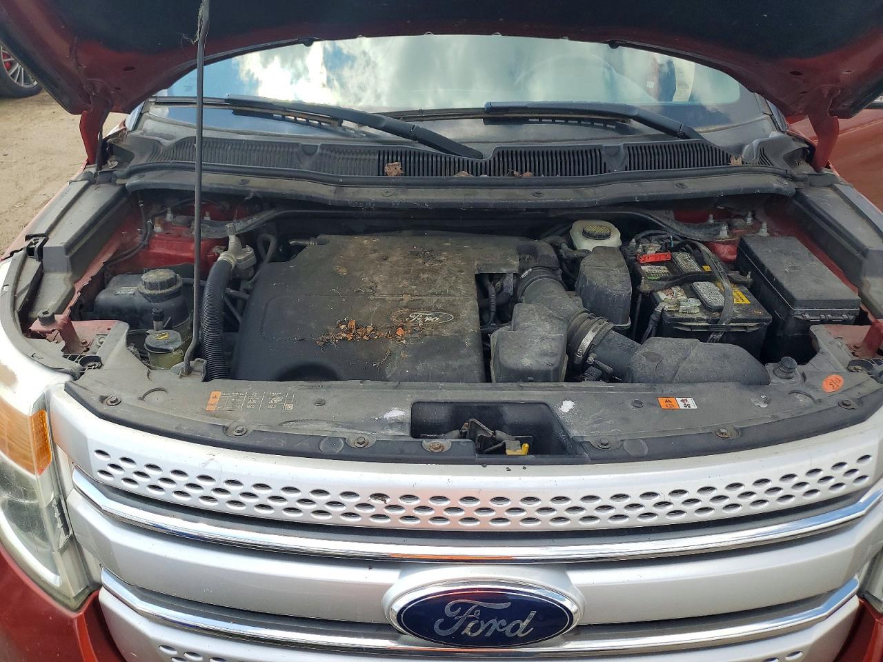2014 Ford Explorer Xlt Orange vin: 1FM5K7D8XEGC27683