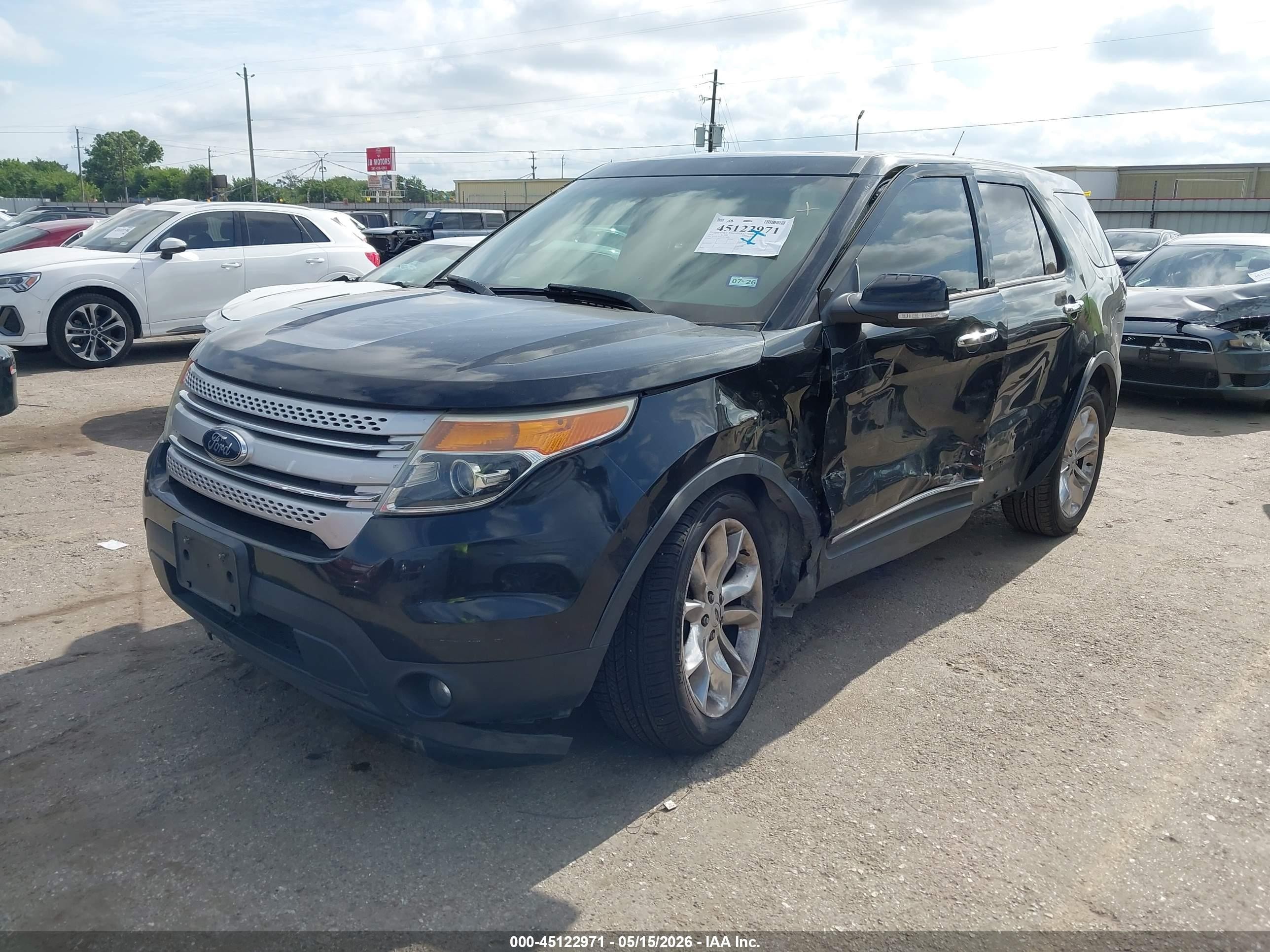 2014 Ford Explorer Xlt Black vin: 1FM5K7D8XEGC34651
