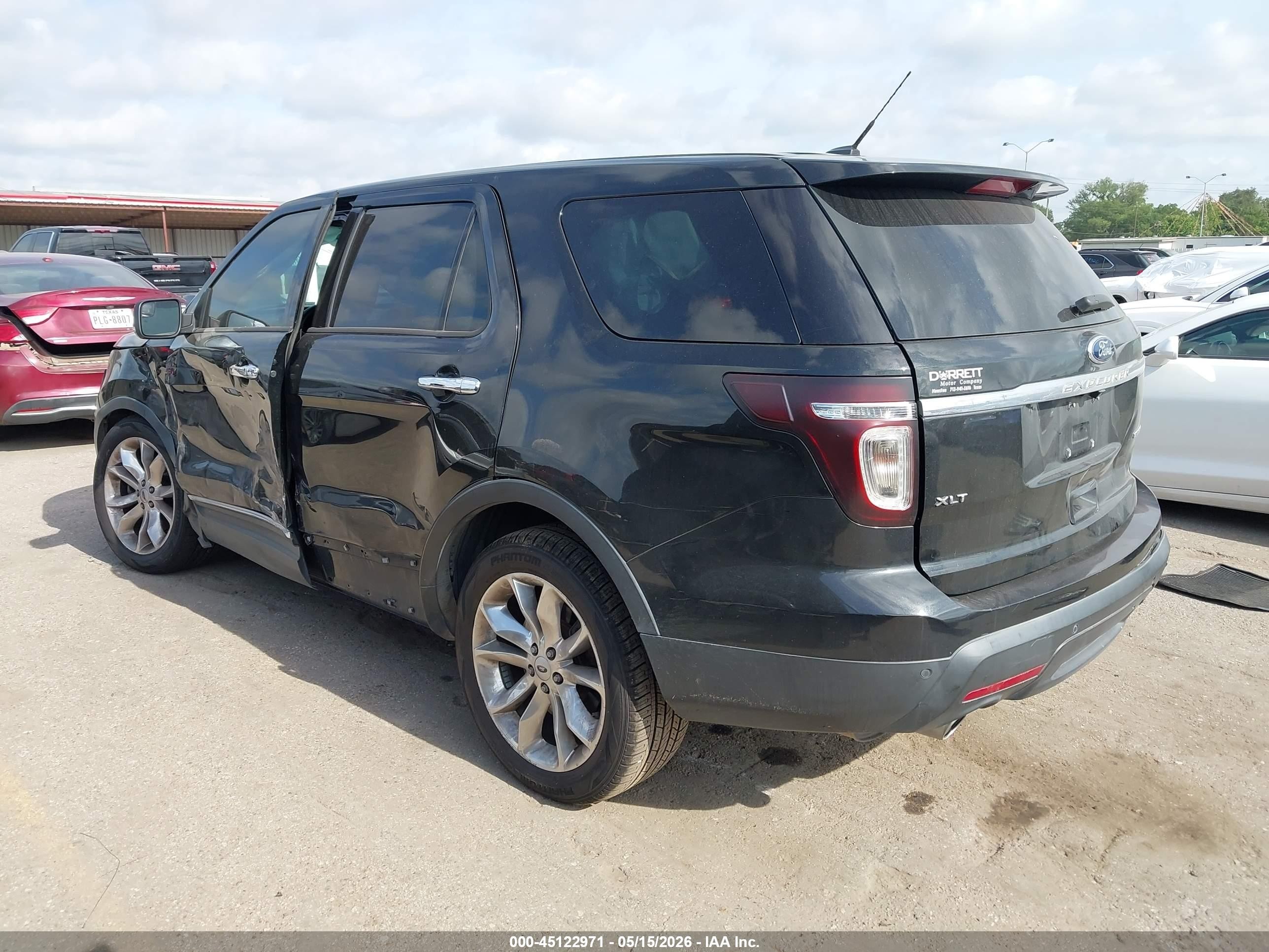 2014 Ford Explorer Xlt Black vin: 1FM5K7D8XEGC34651