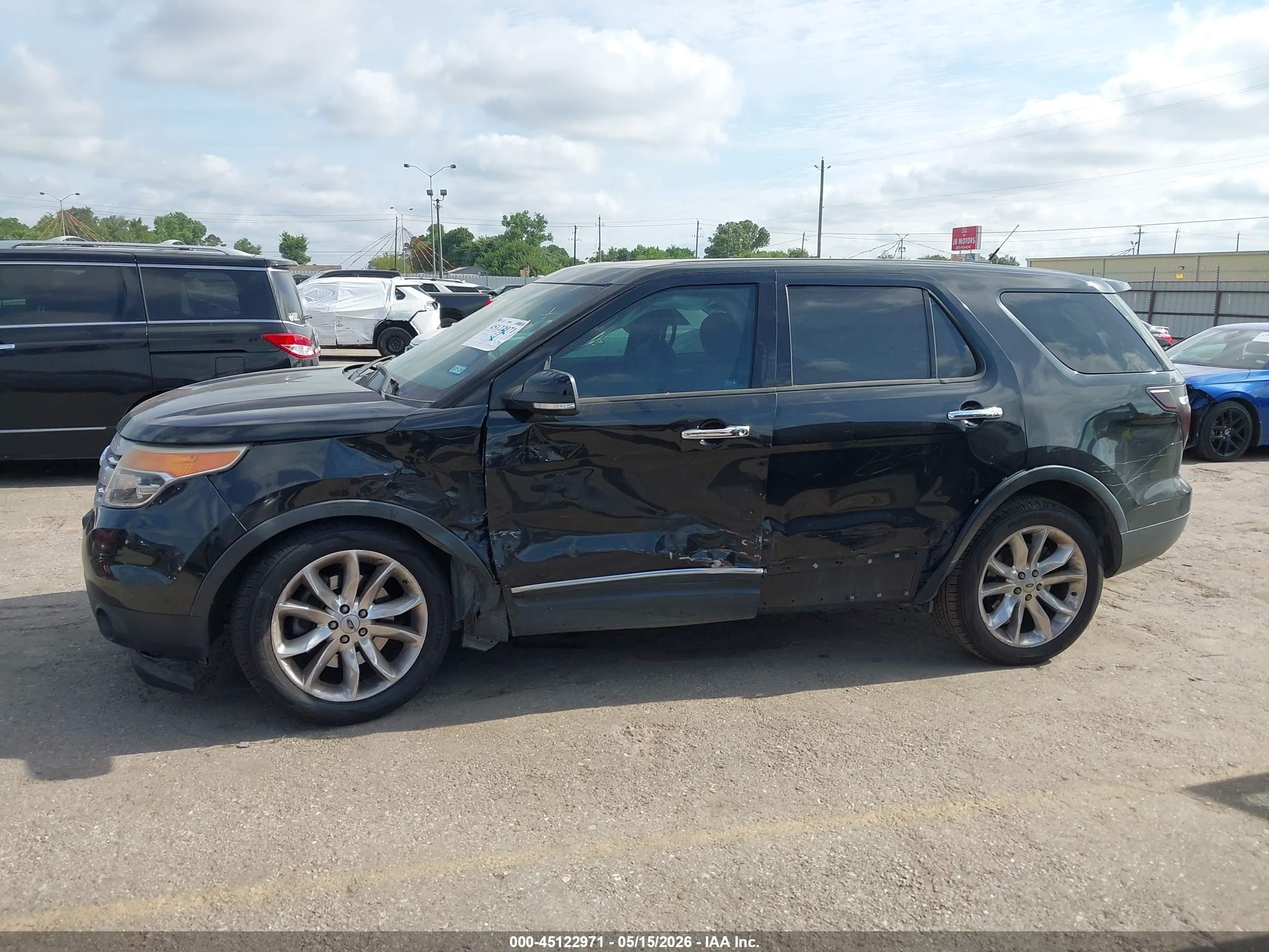 2014 Ford Explorer Xlt Black vin: 1FM5K7D8XEGC34651