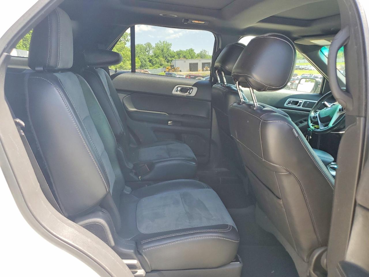 2015 Ford Explorer Xlt White vin: 1FM5K7D8XFGA24469