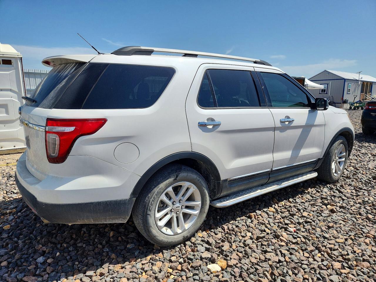 2015 Ford Explorer Xlt White vin: 1FM5K7D8XFGA54264