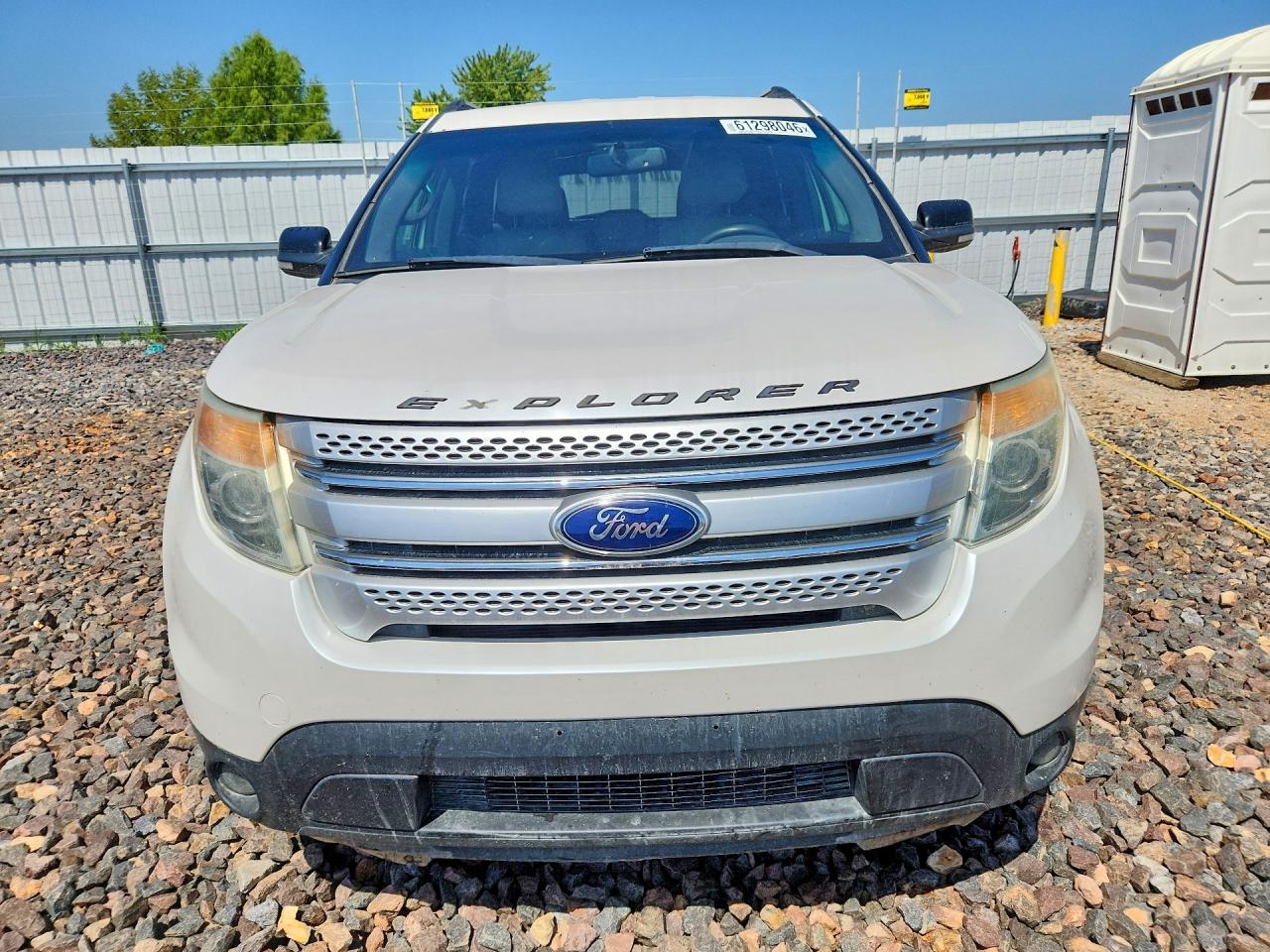 2015 Ford Explorer Xlt White vin: 1FM5K7D8XFGA54264