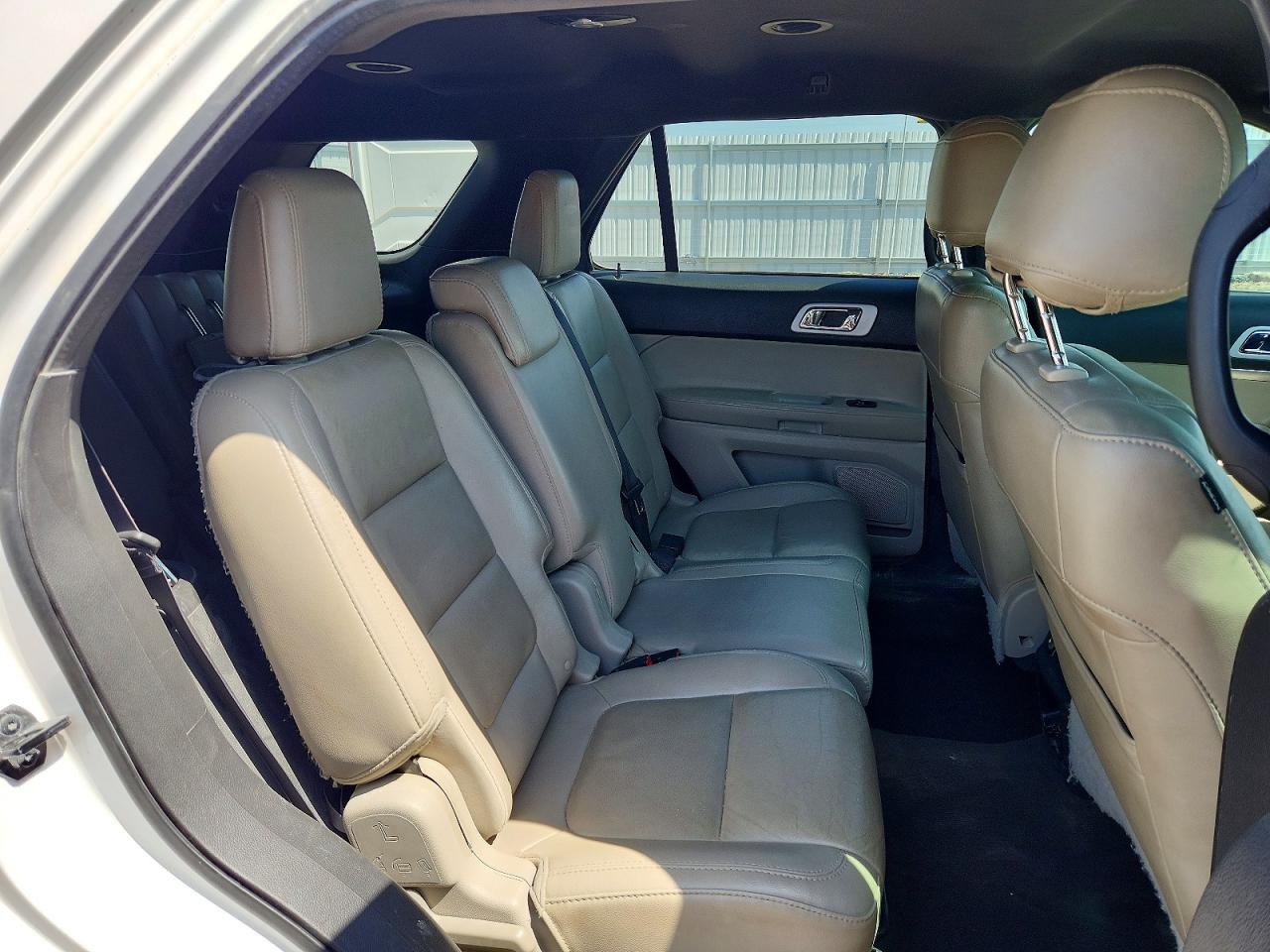 2015 Ford Explorer Xlt White vin: 1FM5K7D8XFGA54264