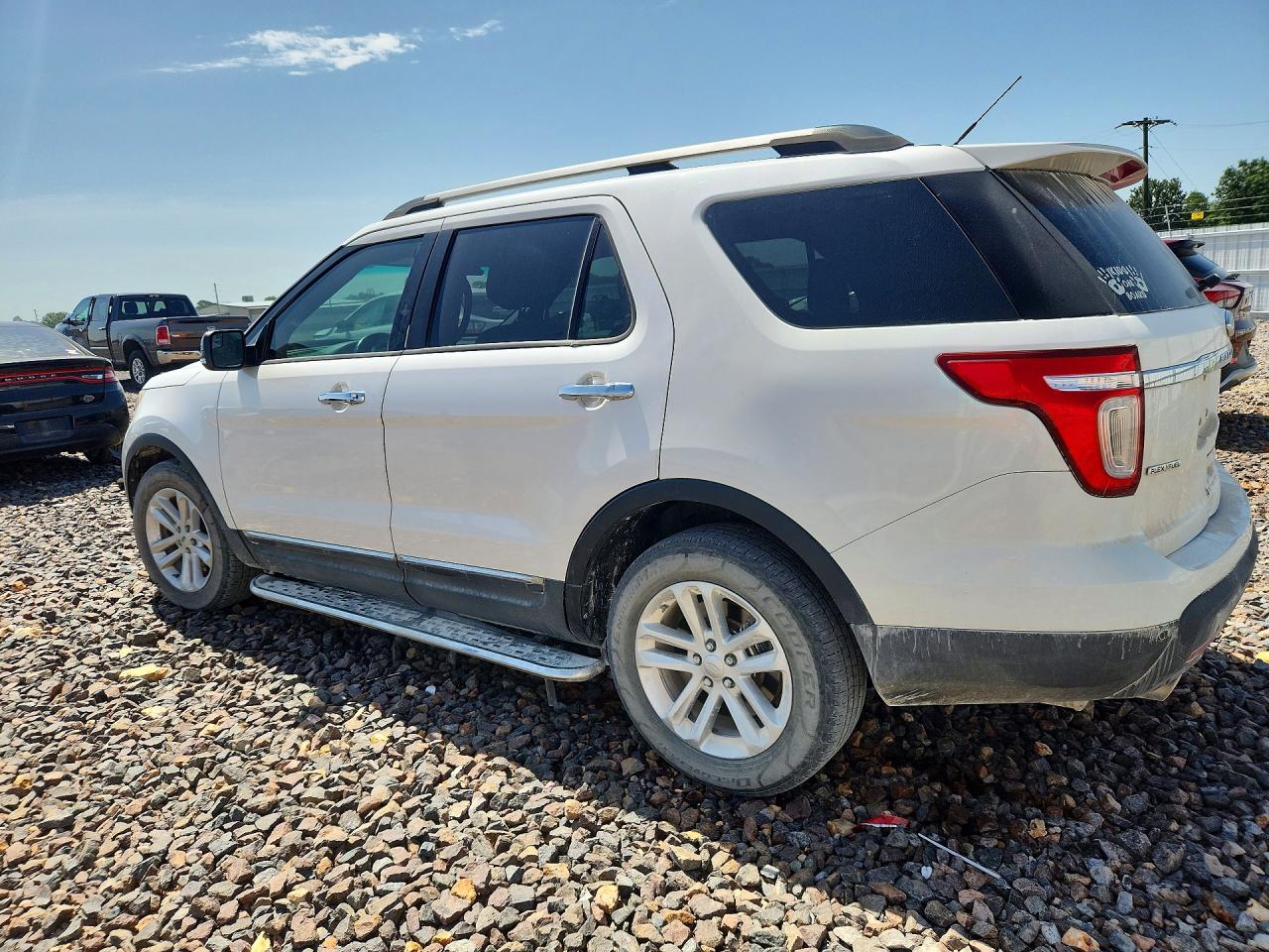 2015 Ford Explorer Xlt White vin: 1FM5K7D8XFGA54264