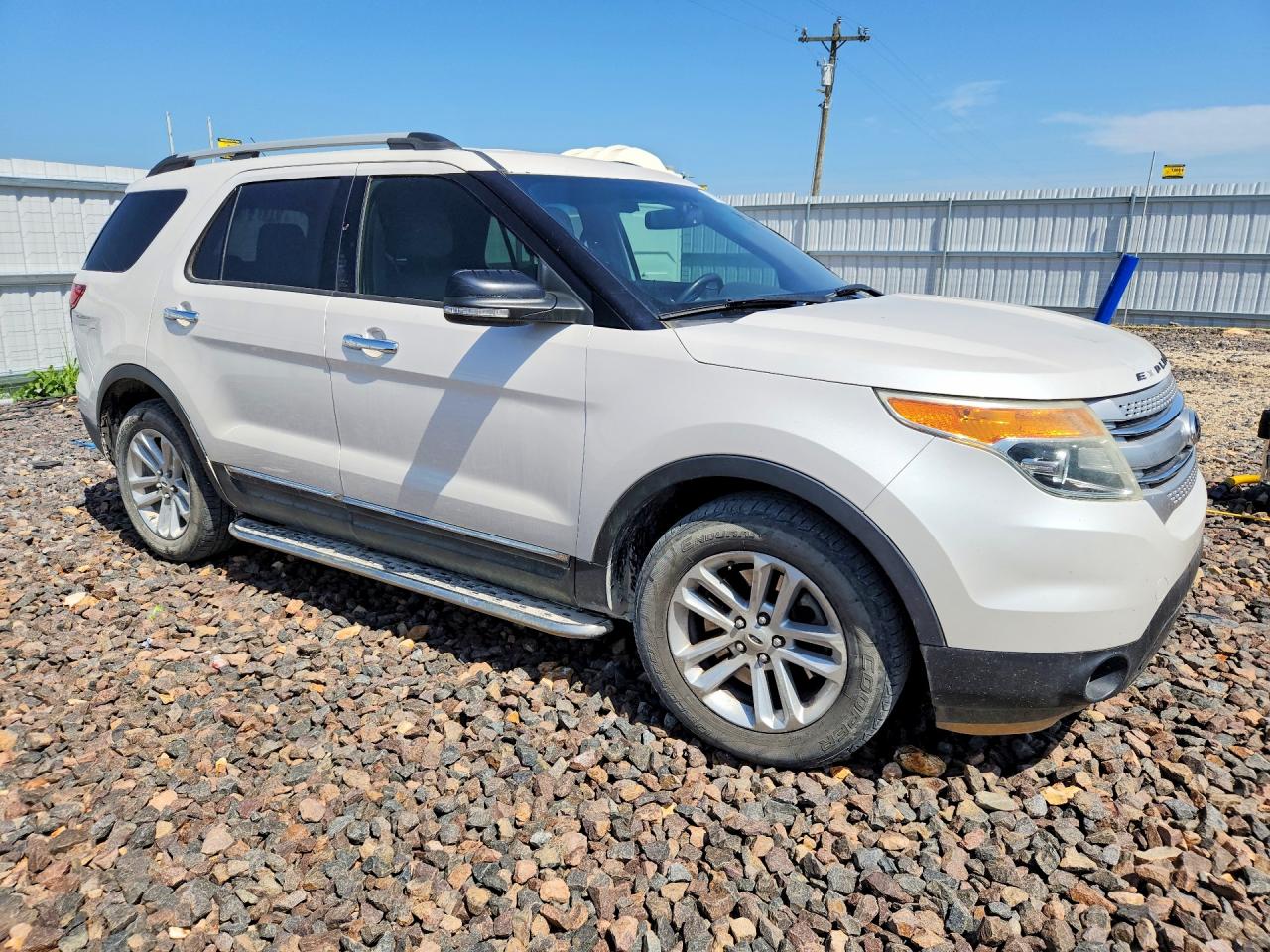 2015 Ford Explorer Xlt White vin: 1FM5K7D8XFGA54264