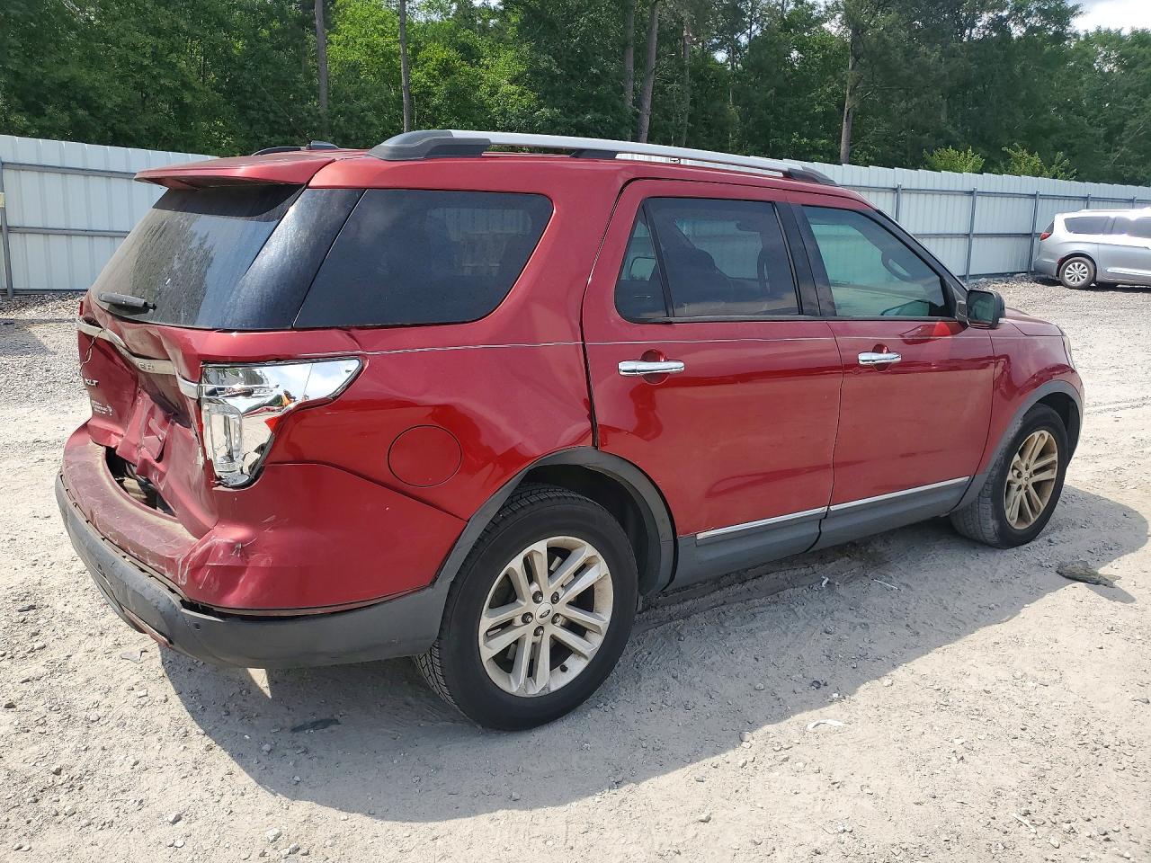 2015 Ford Explorer Xlt Red vin: 1FM5K7D8XFGA67998