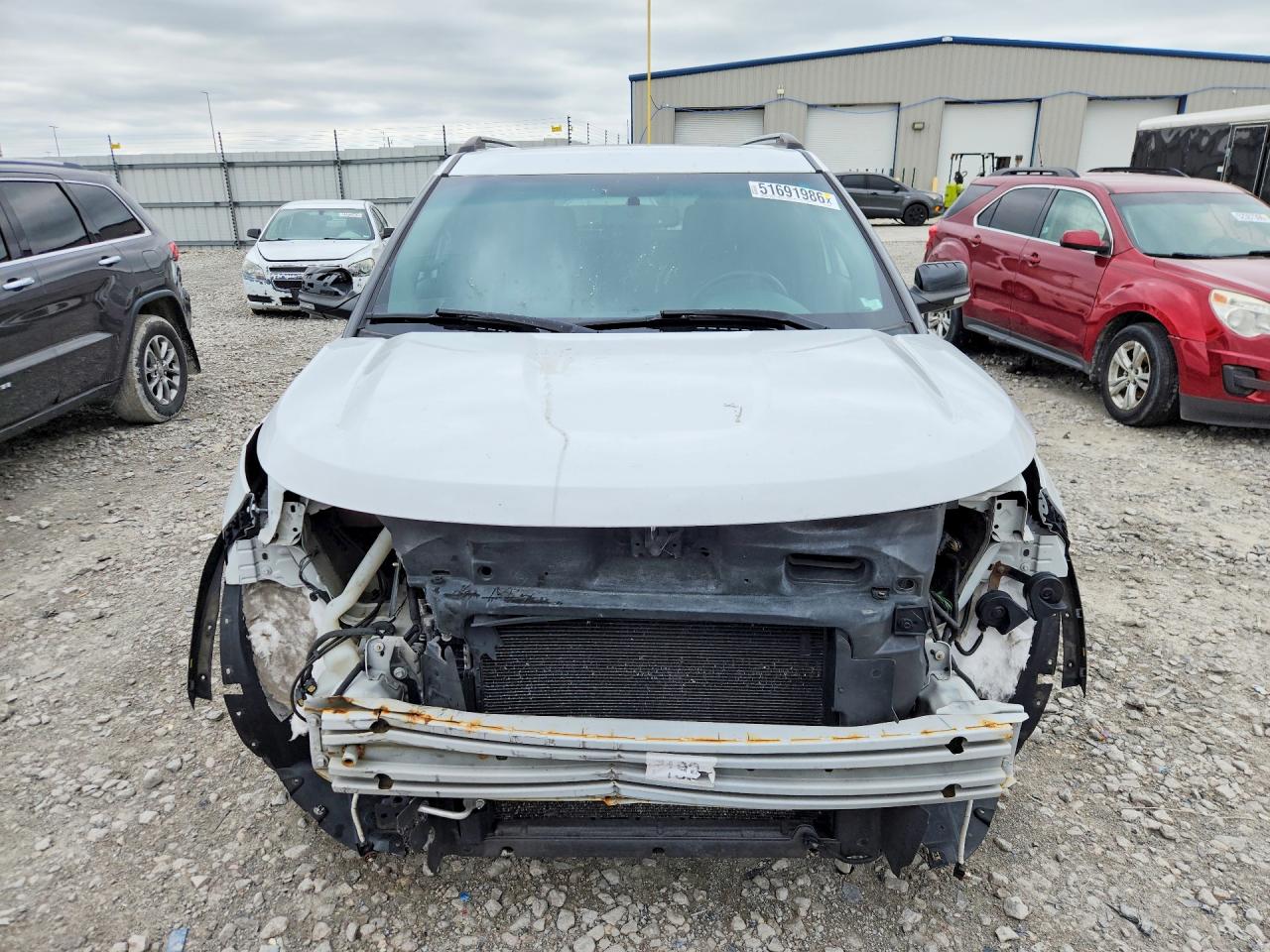 2015 Ford Explorer Xlt White vin: 1FM5K7D8XFGA92190