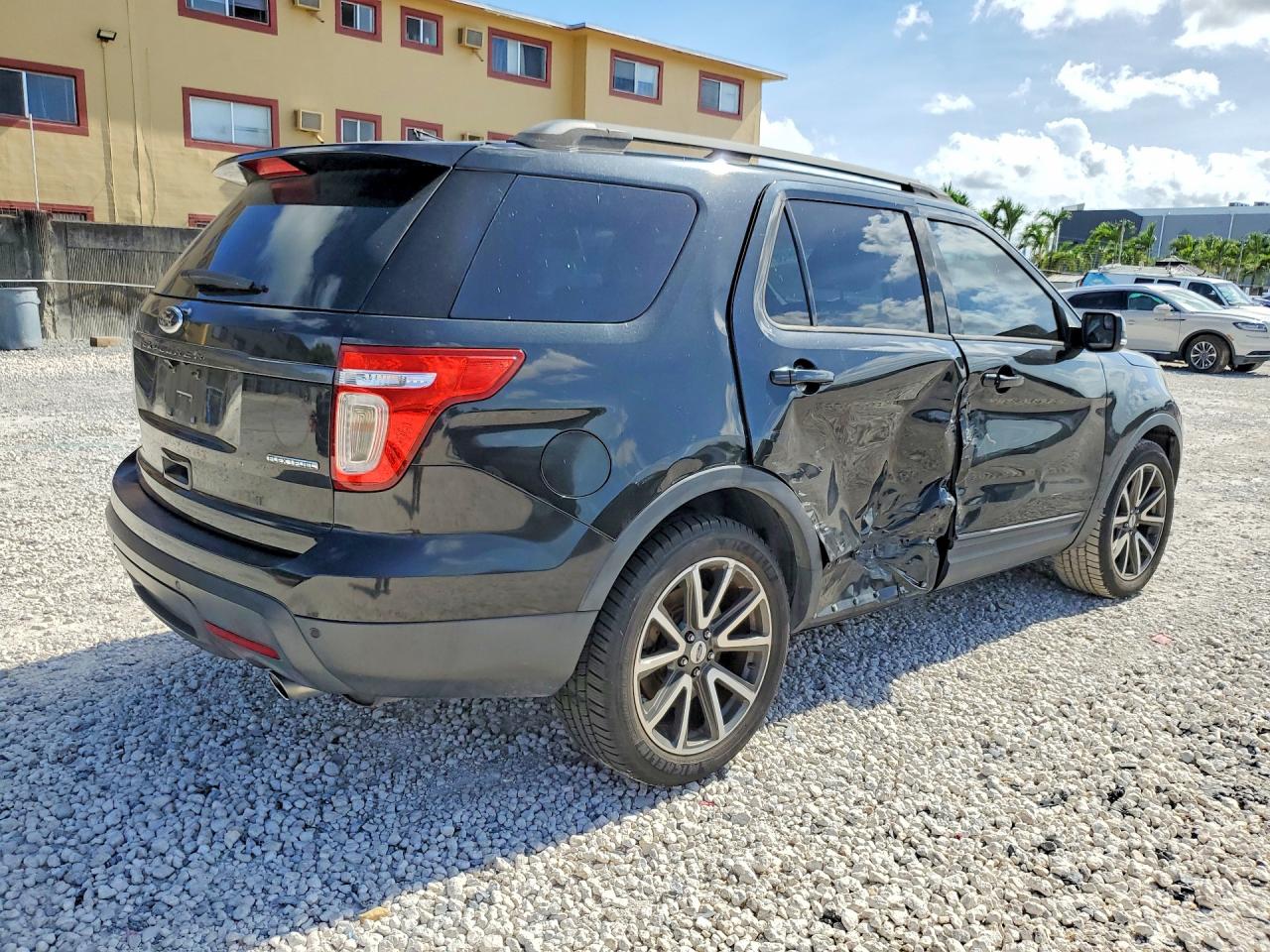 2015 Ford Explorer Xlt Black vin: 1FM5K7D8XFGA96241