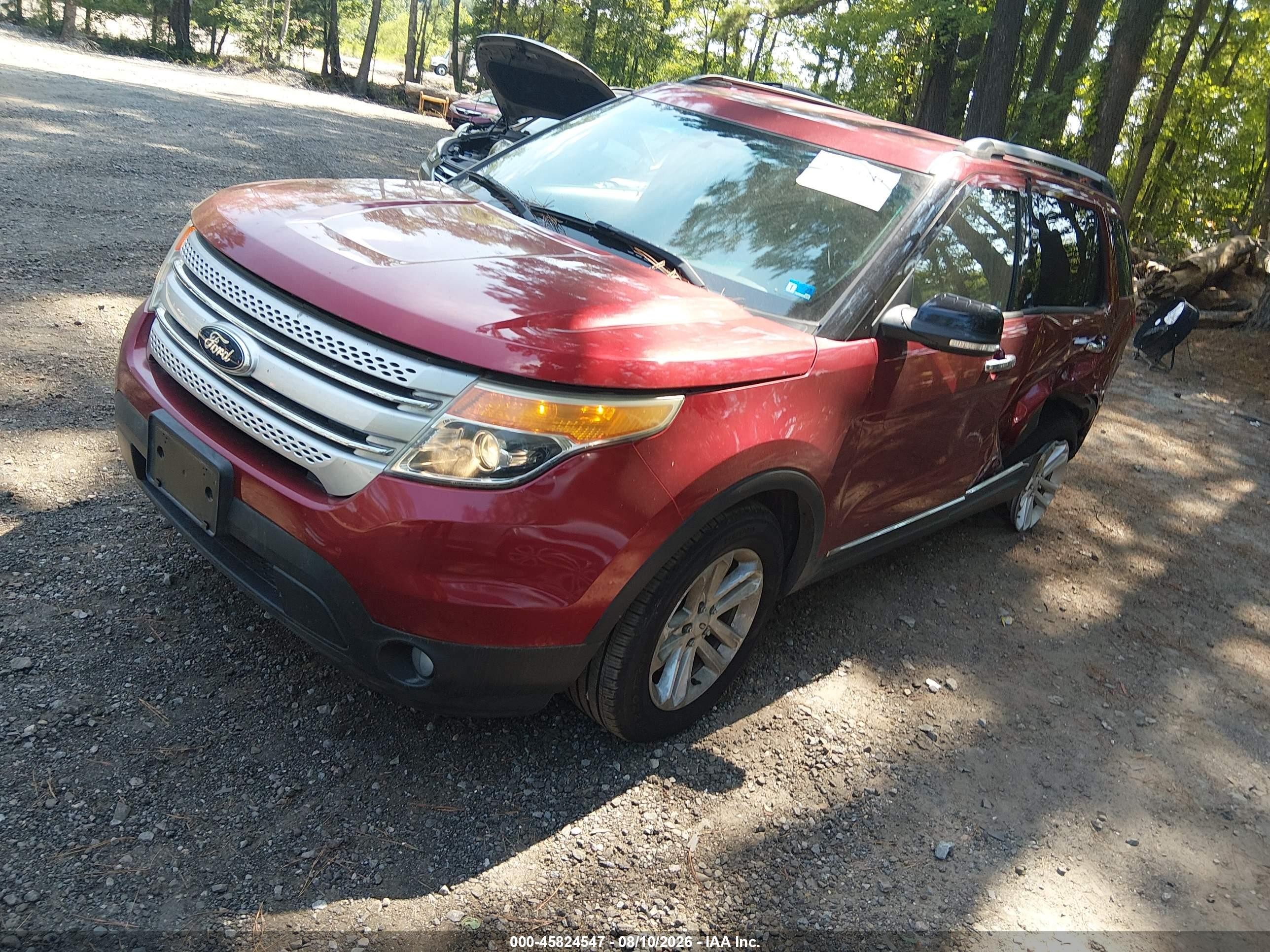 2015 Ford Explorer Xlt Red vin: 1FM5K7D8XFGB00272