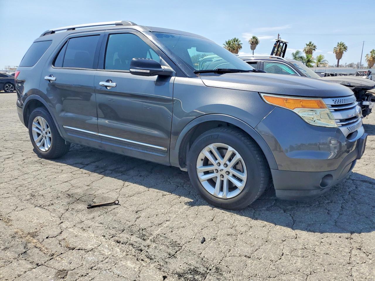 2015 Ford Explorer Xlt Gray vin: 1FM5K7D8XFGB11997