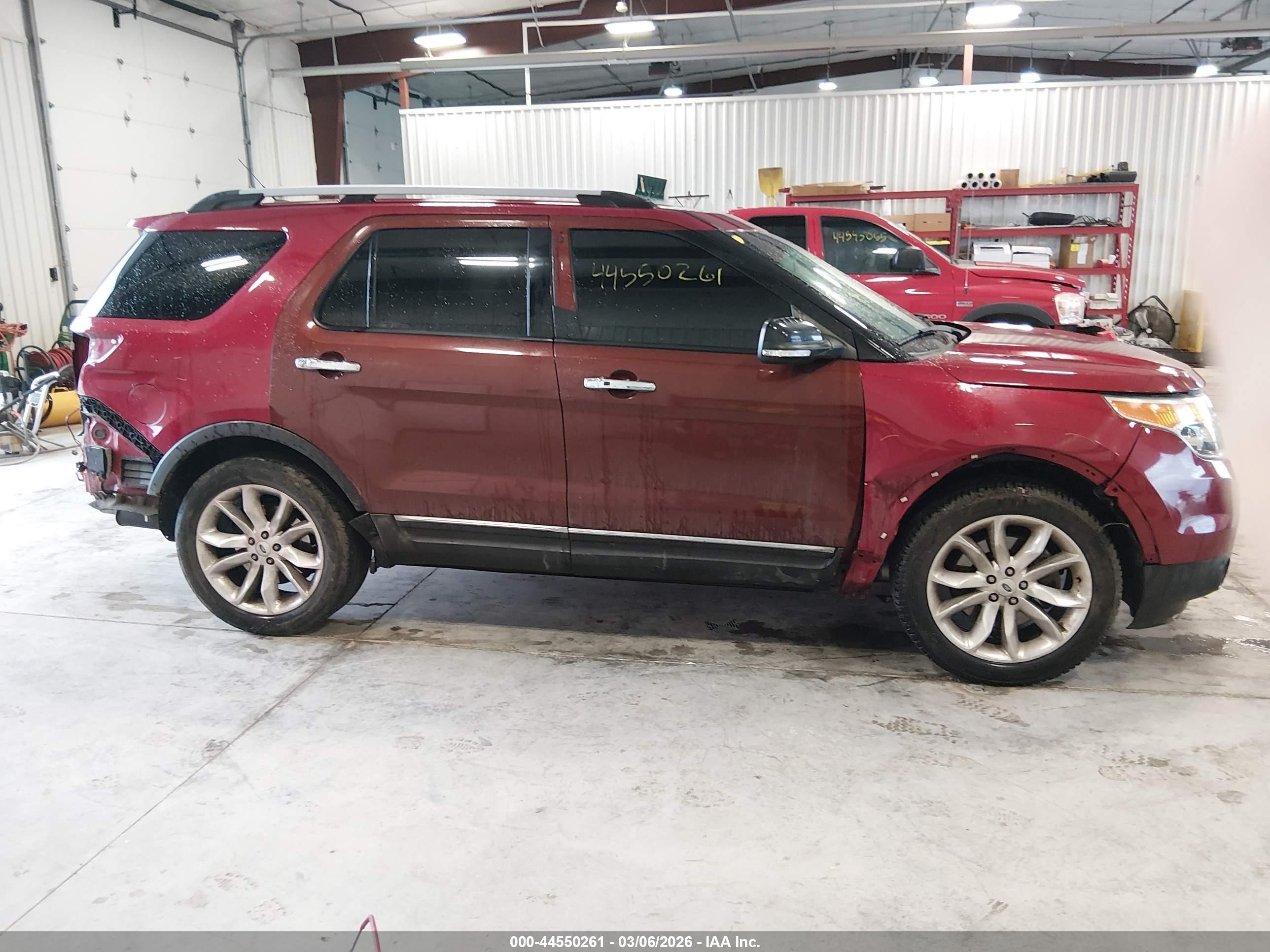 2015 Ford Explorer Xlt Red vin: 1FM5K7D8XFGB59144
