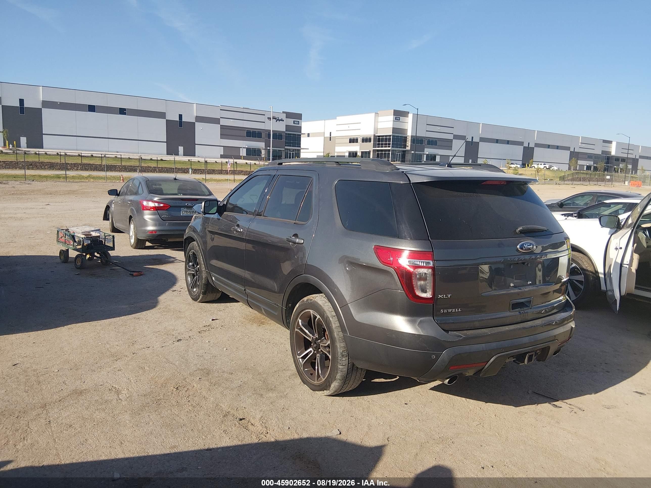 2015 Ford Explorer Xlt Gray vin: 1FM5K7D8XFGB66871