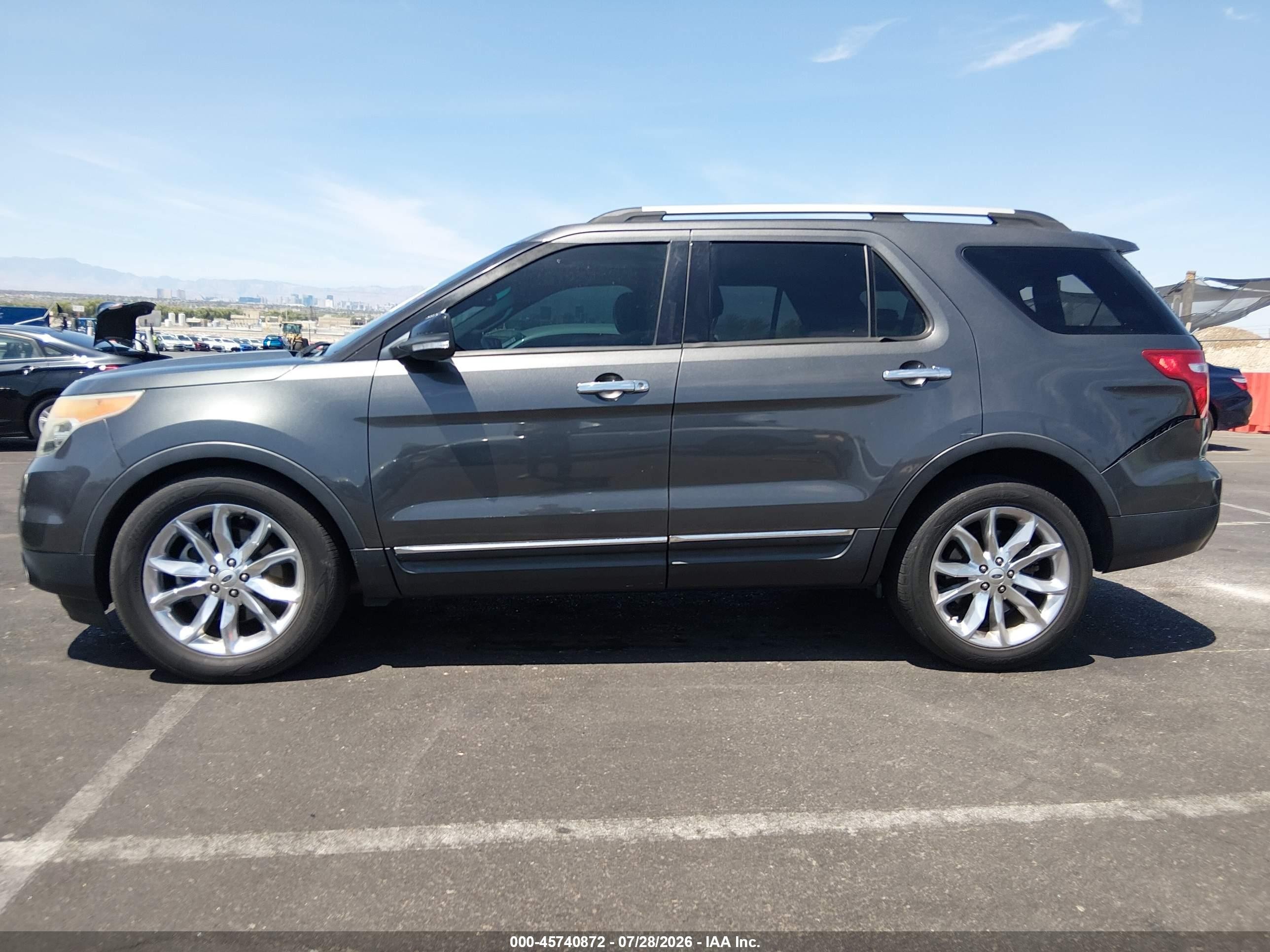 2015 Ford Explorer Xlt Gray vin: 1FM5K7D8XFGC06110