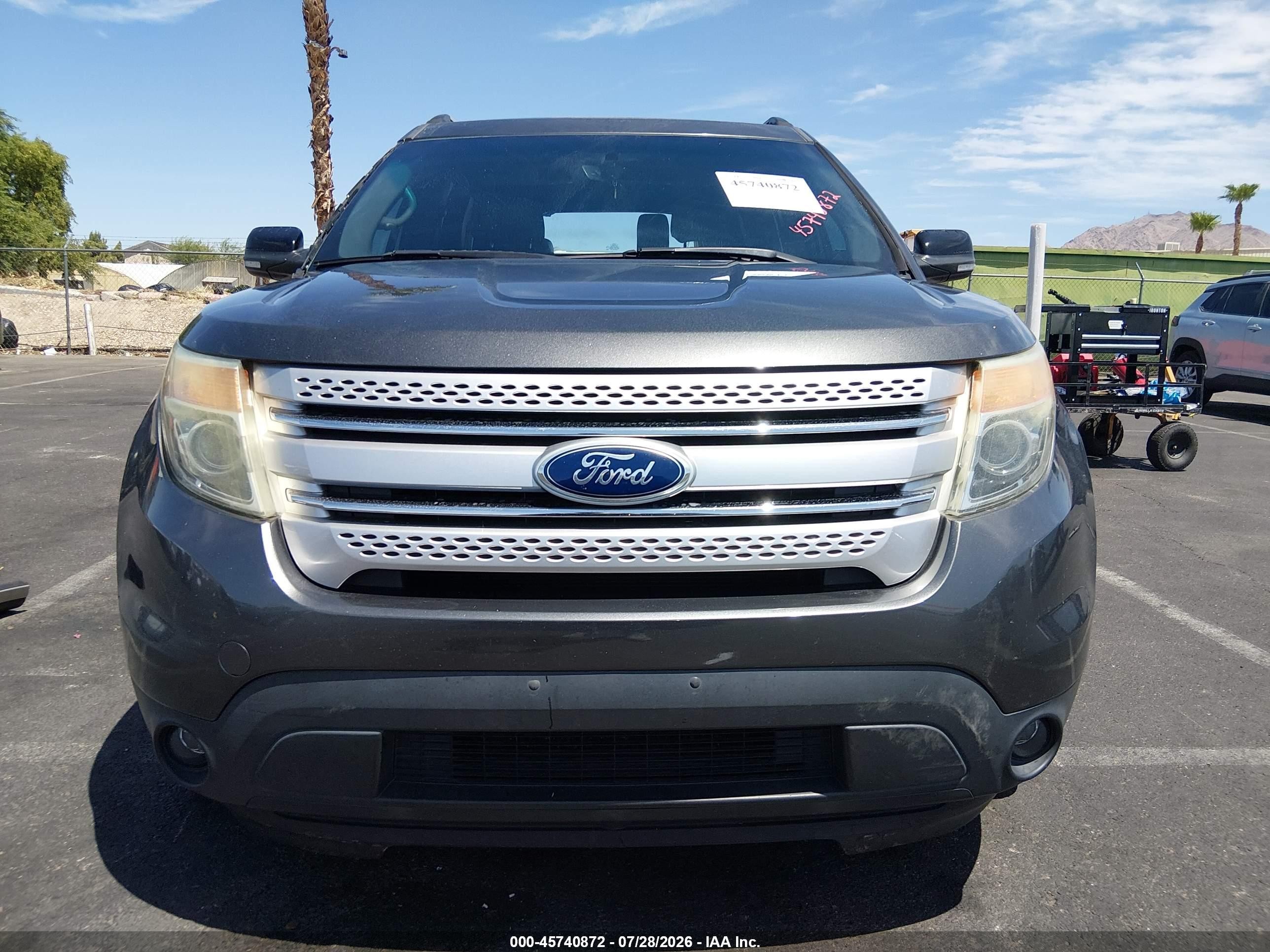 2015 Ford Explorer Xlt Gray vin: 1FM5K7D8XFGC06110