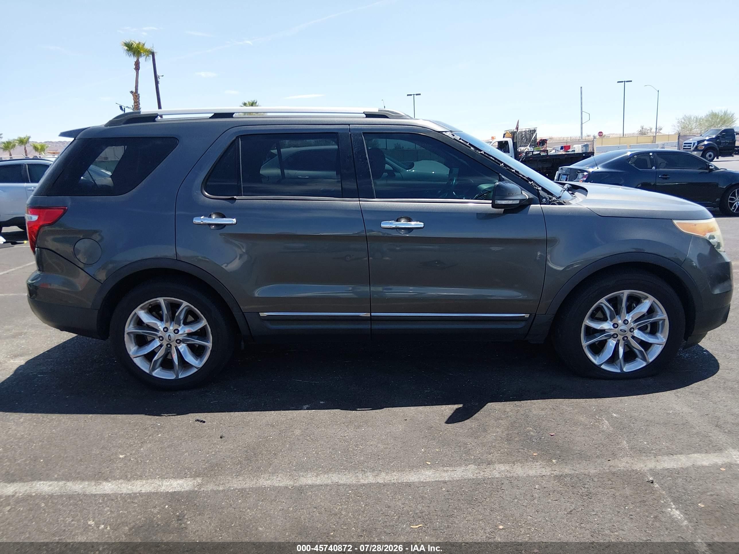 2015 Ford Explorer Xlt Gray vin: 1FM5K7D8XFGC06110