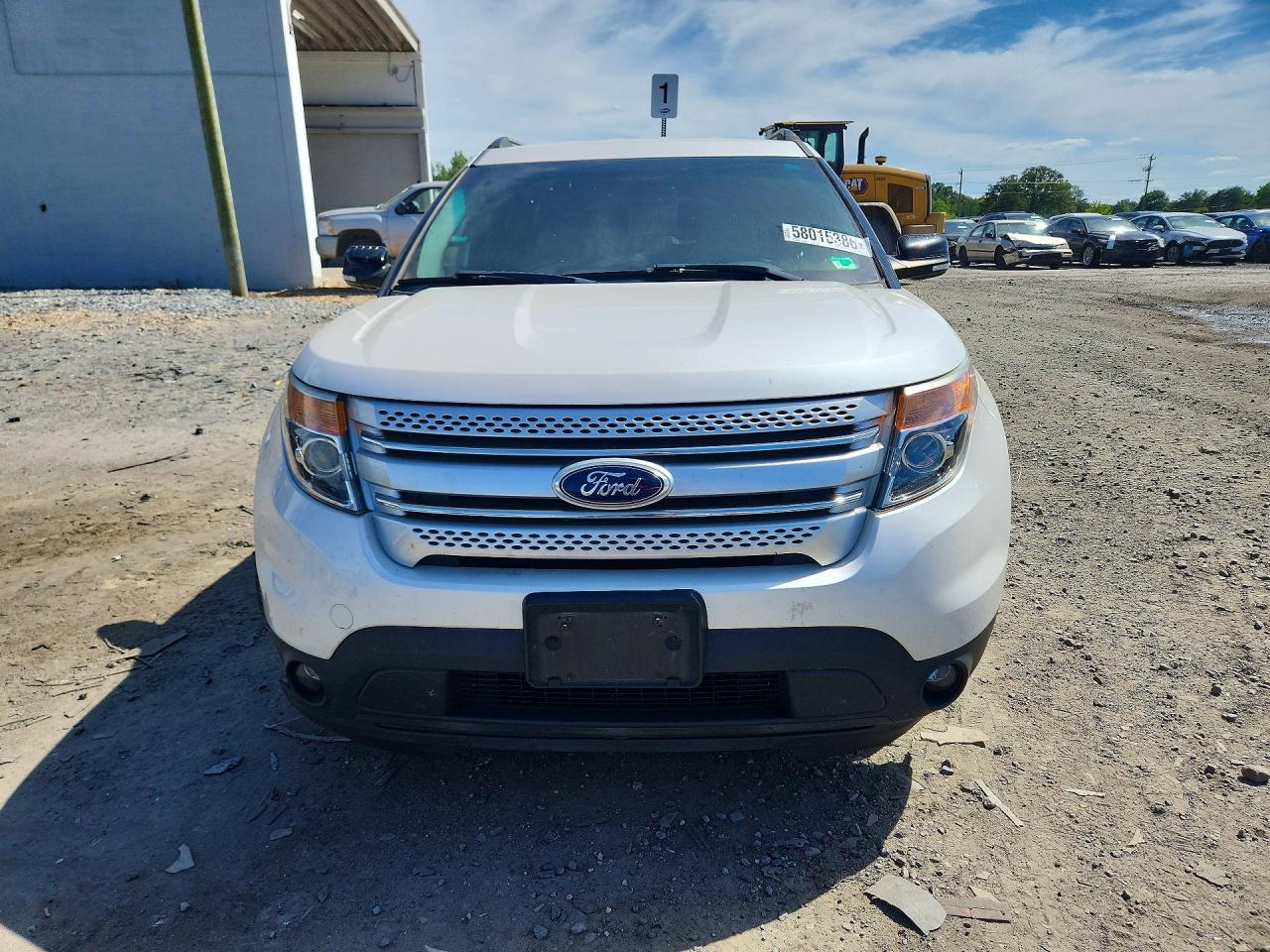 2015 Ford Explorer Xlt White vin: 1FM5K7D8XFGC24560