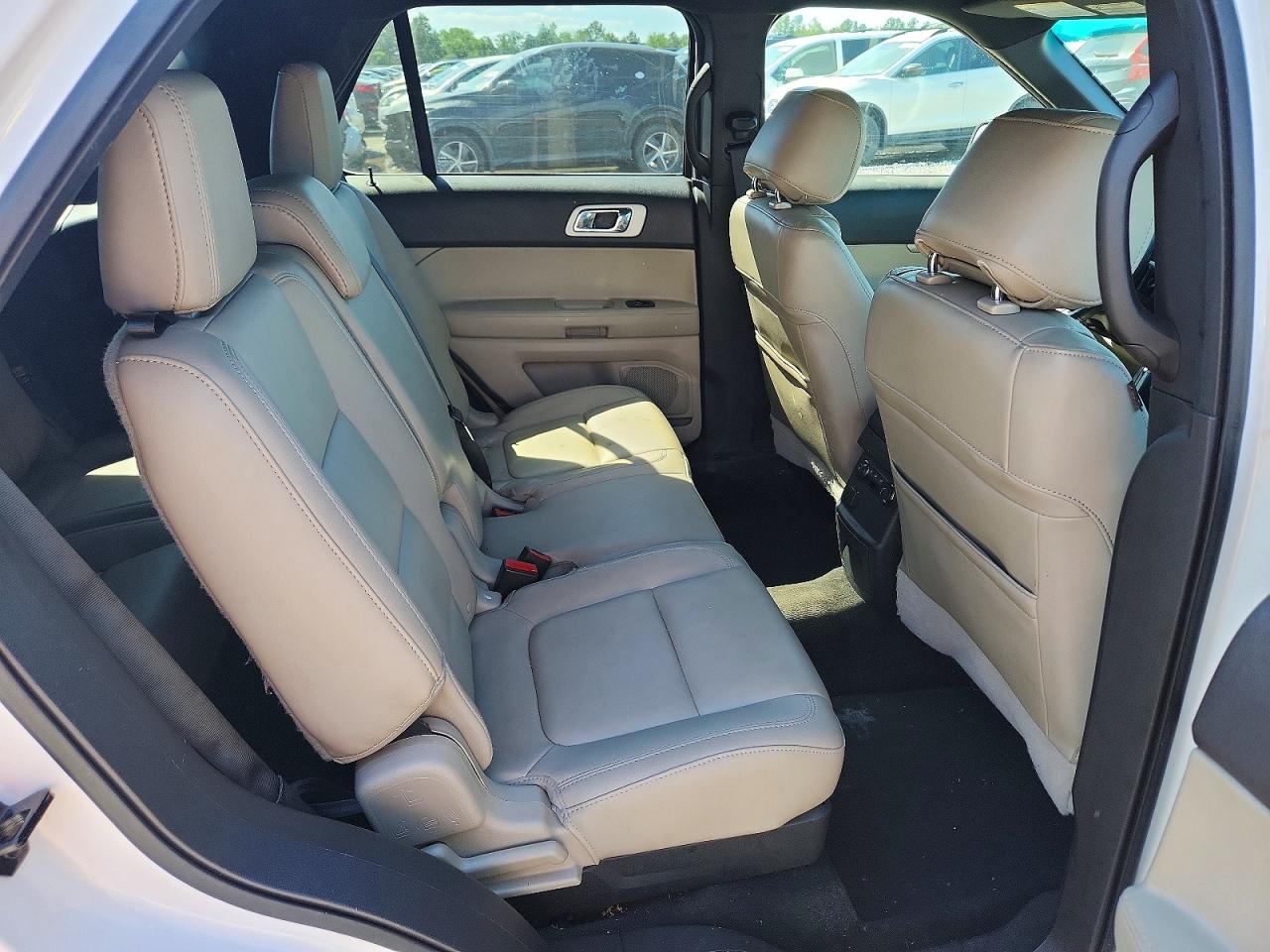 2015 Ford Explorer Xlt White vin: 1FM5K7D8XFGC24560