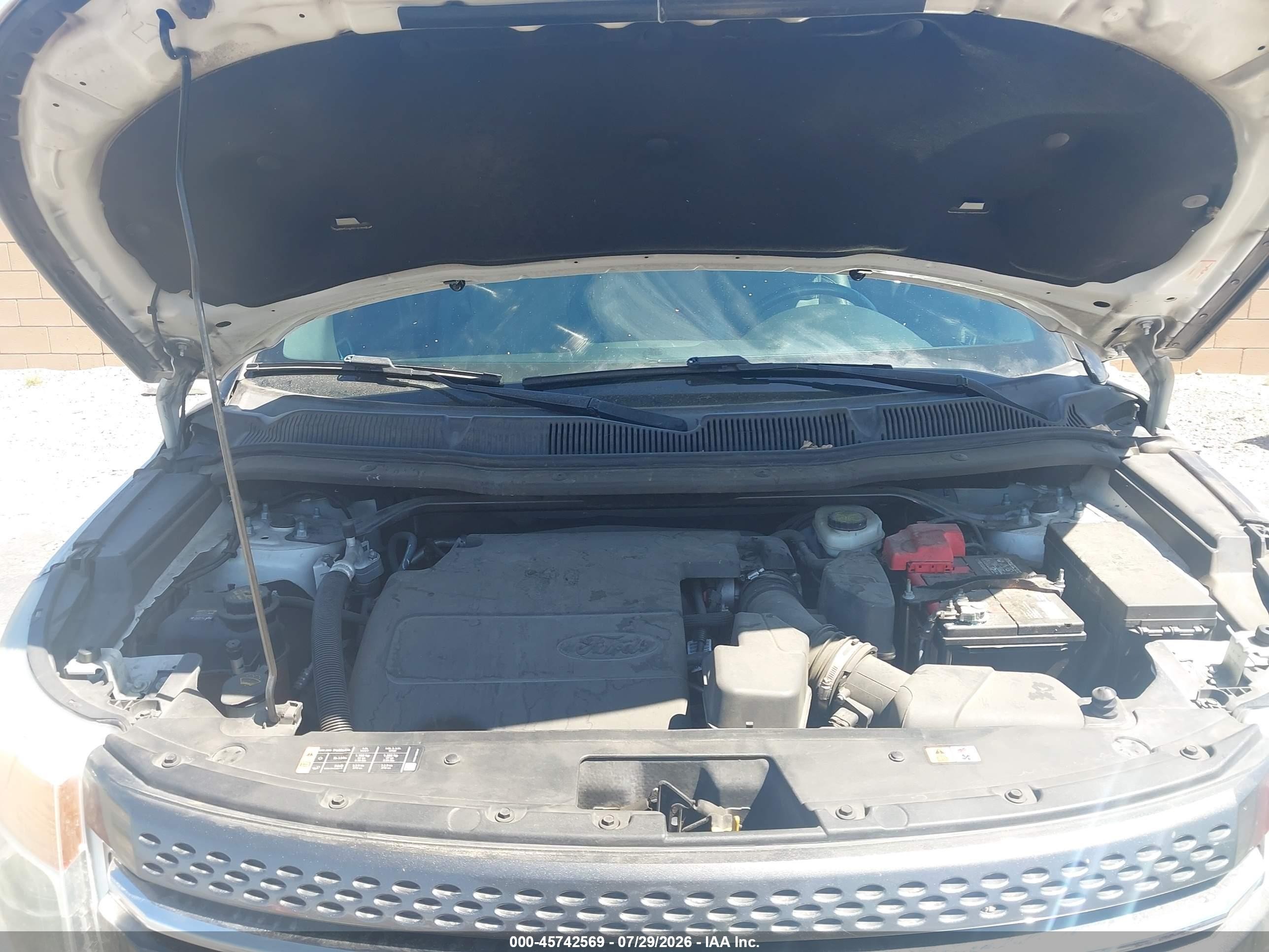 2015 Ford Explorer Xlt Белый vin: 1FM5K7D8XFGC64752