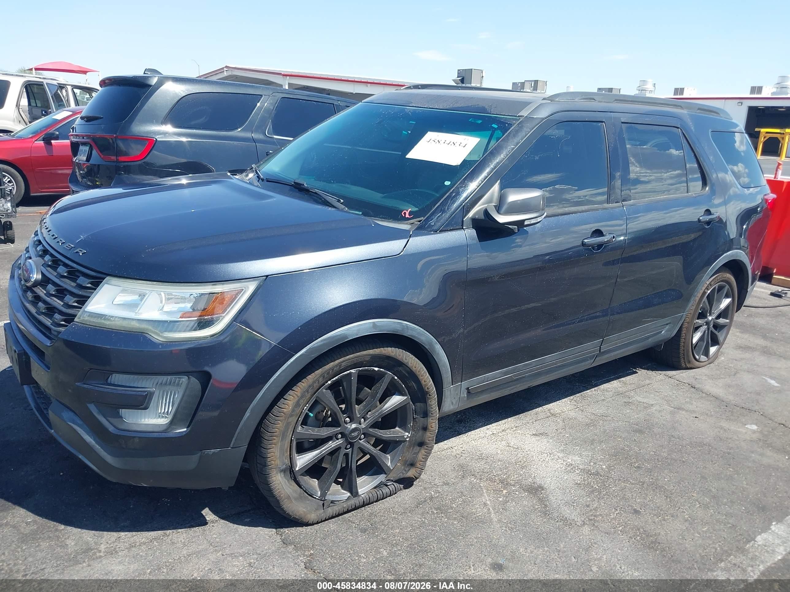 2017 Ford Explorer Xlt Dark Blue vin: 1FM5K7D8XHGA23003