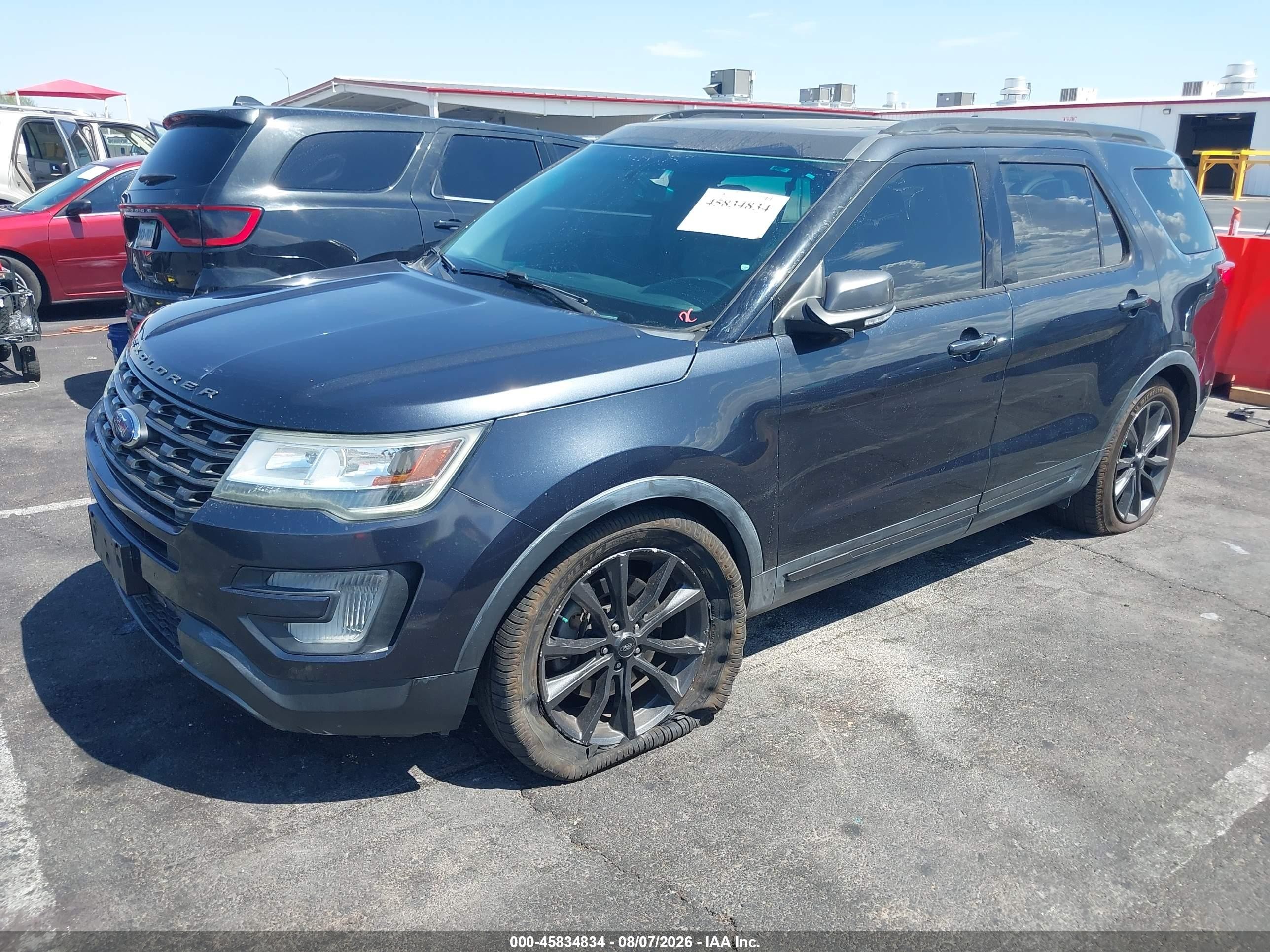 2017 Ford Explorer Xlt Dark Blue vin: 1FM5K7D8XHGA23003