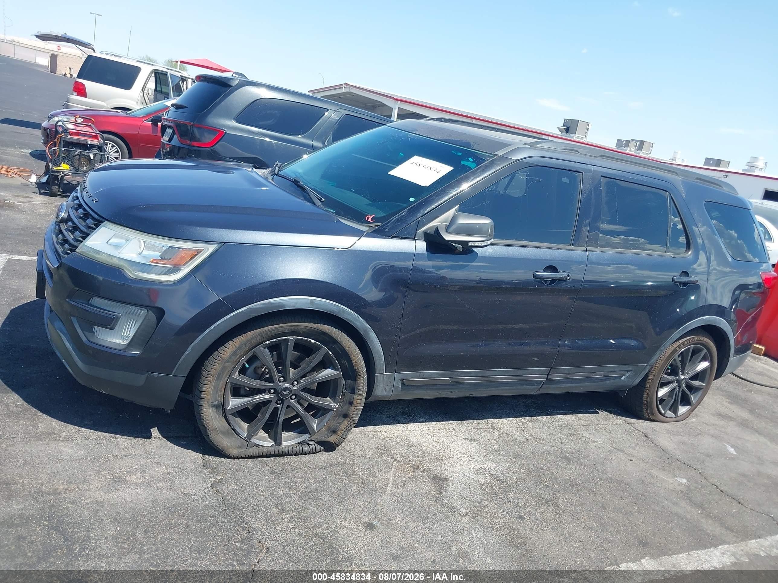 2017 Ford Explorer Xlt Dark Blue vin: 1FM5K7D8XHGA23003
