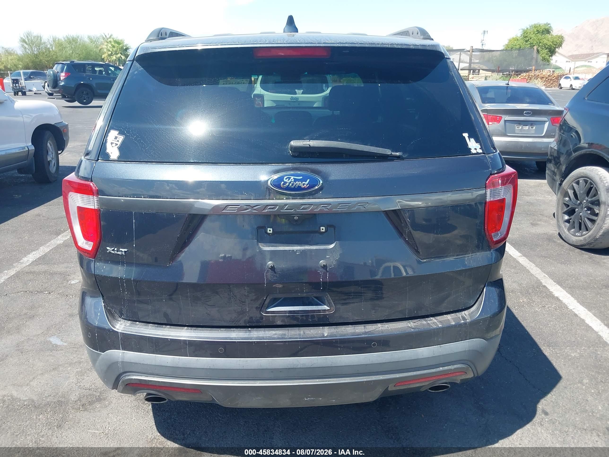 2017 Ford Explorer Xlt Dark Blue vin: 1FM5K7D8XHGA23003