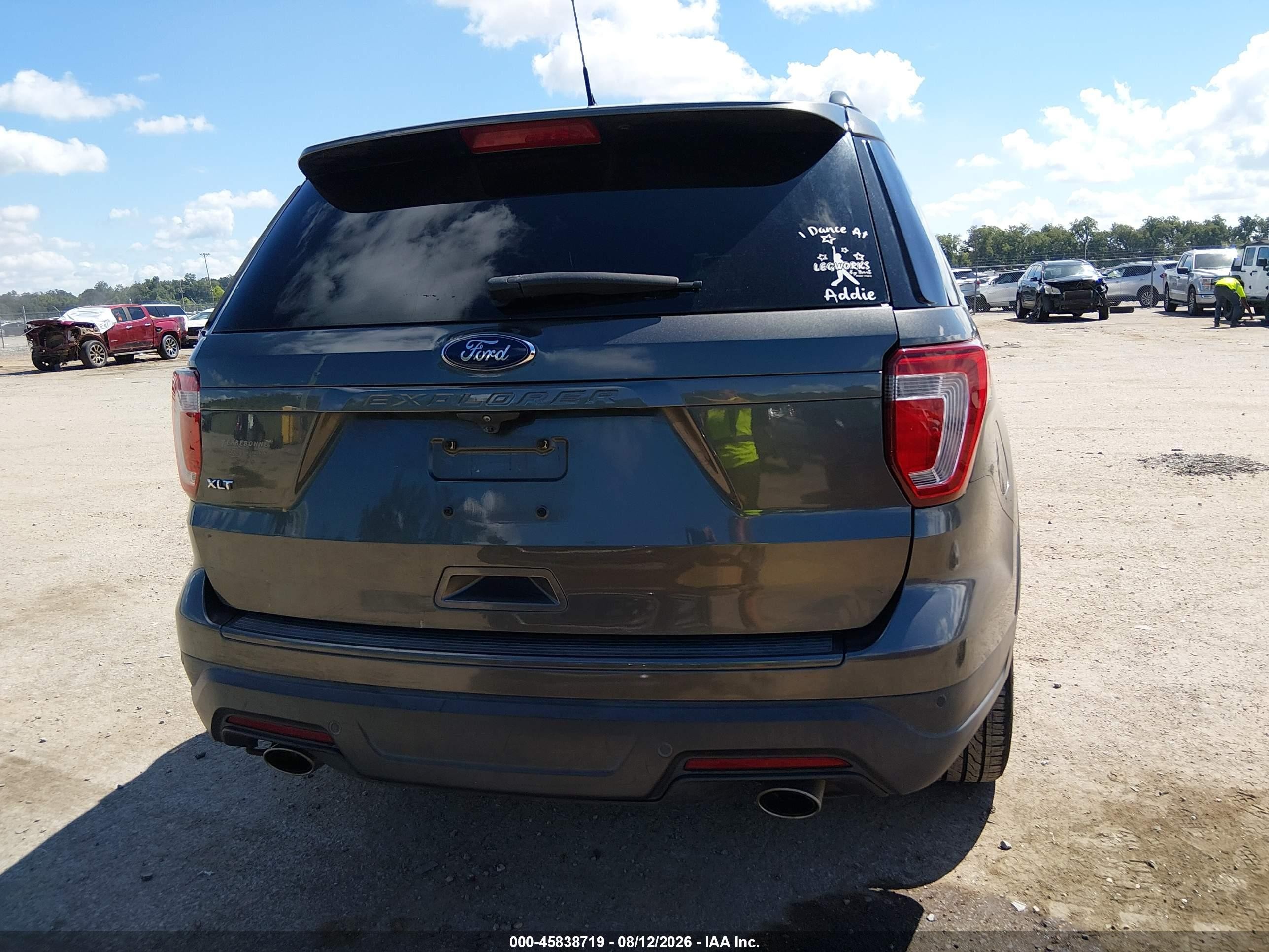 2019 Ford Explorer Xlt Серый vin: 1FM5K7D8XKGA83998