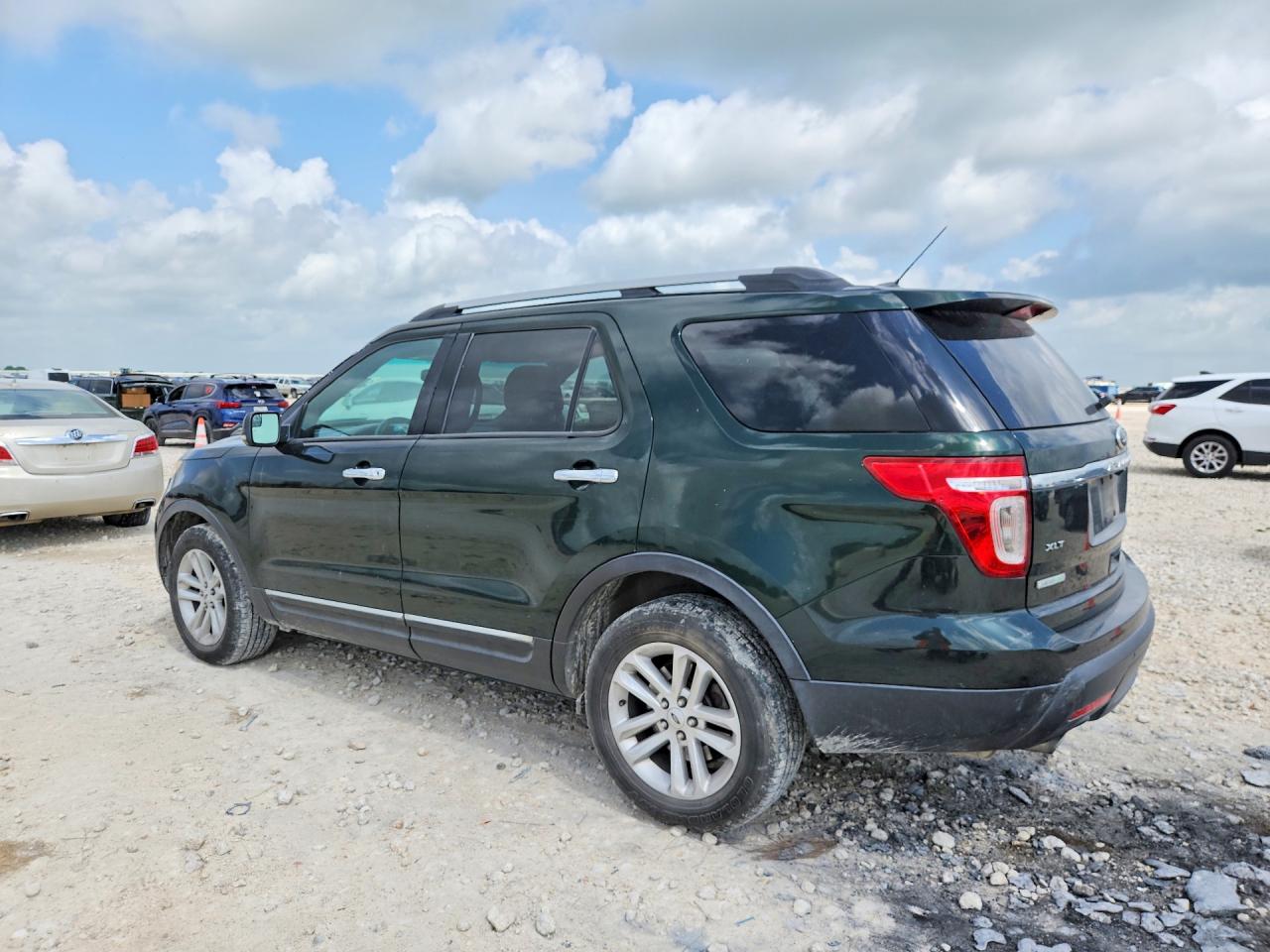 2013 Ford Explorer Xlt Green vin: 1FM5K7D90DGA04057