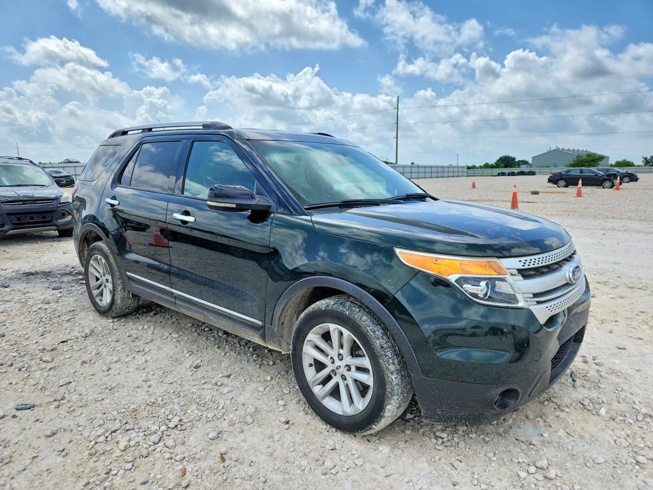 2013 Ford Explorer Xlt Green vin: 1FM5K7D90DGA04057
