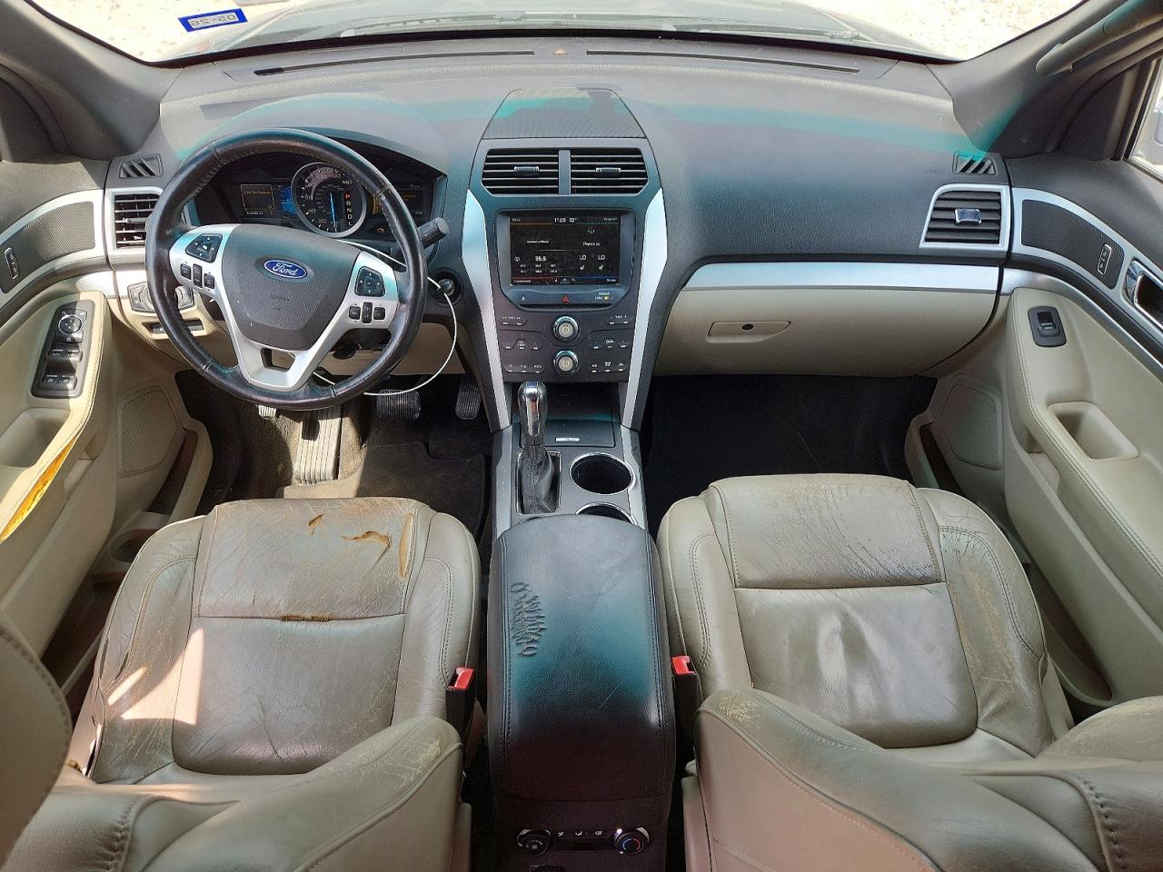 2013 Ford Explorer Xlt Green vin: 1FM5K7D90DGA04057