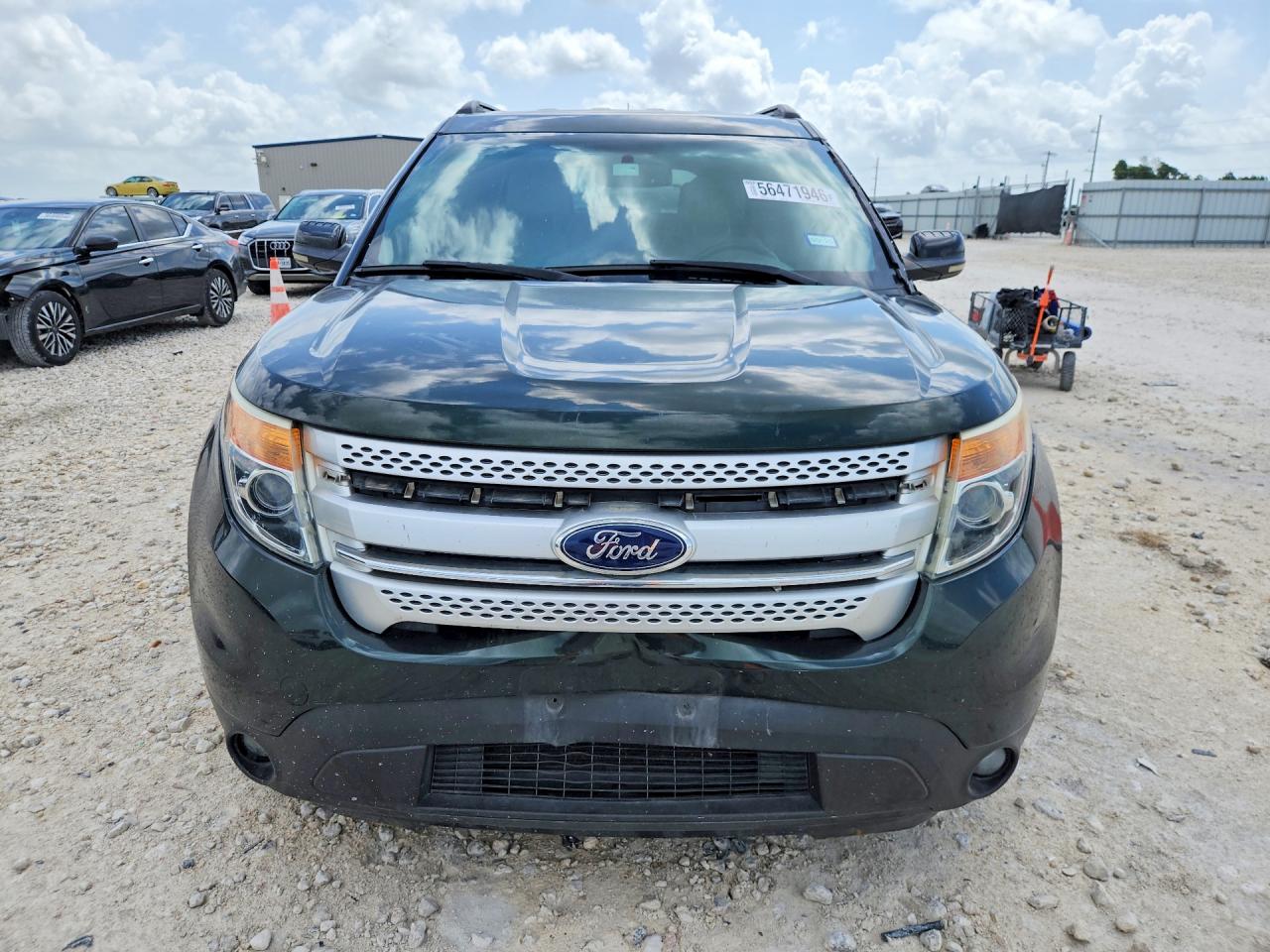2013 Ford Explorer Xlt Green vin: 1FM5K7D90DGA04057