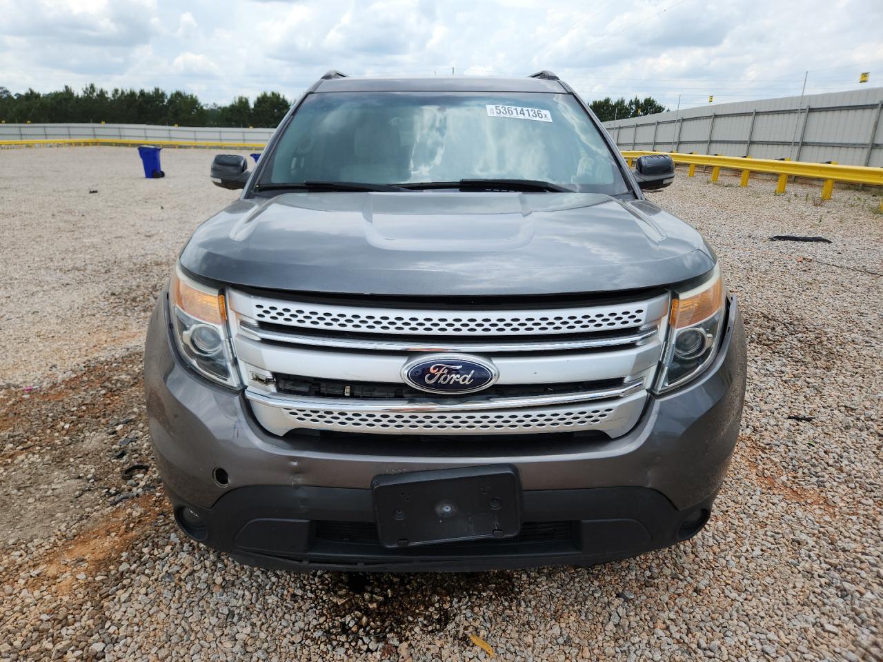 2013 Ford Explorer Xlt Gray vin: 1FM5K7D90DGB75374