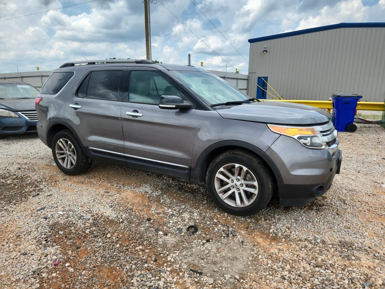 2013 Ford Explorer Xlt Gray vin: 1FM5K7D90DGB75374