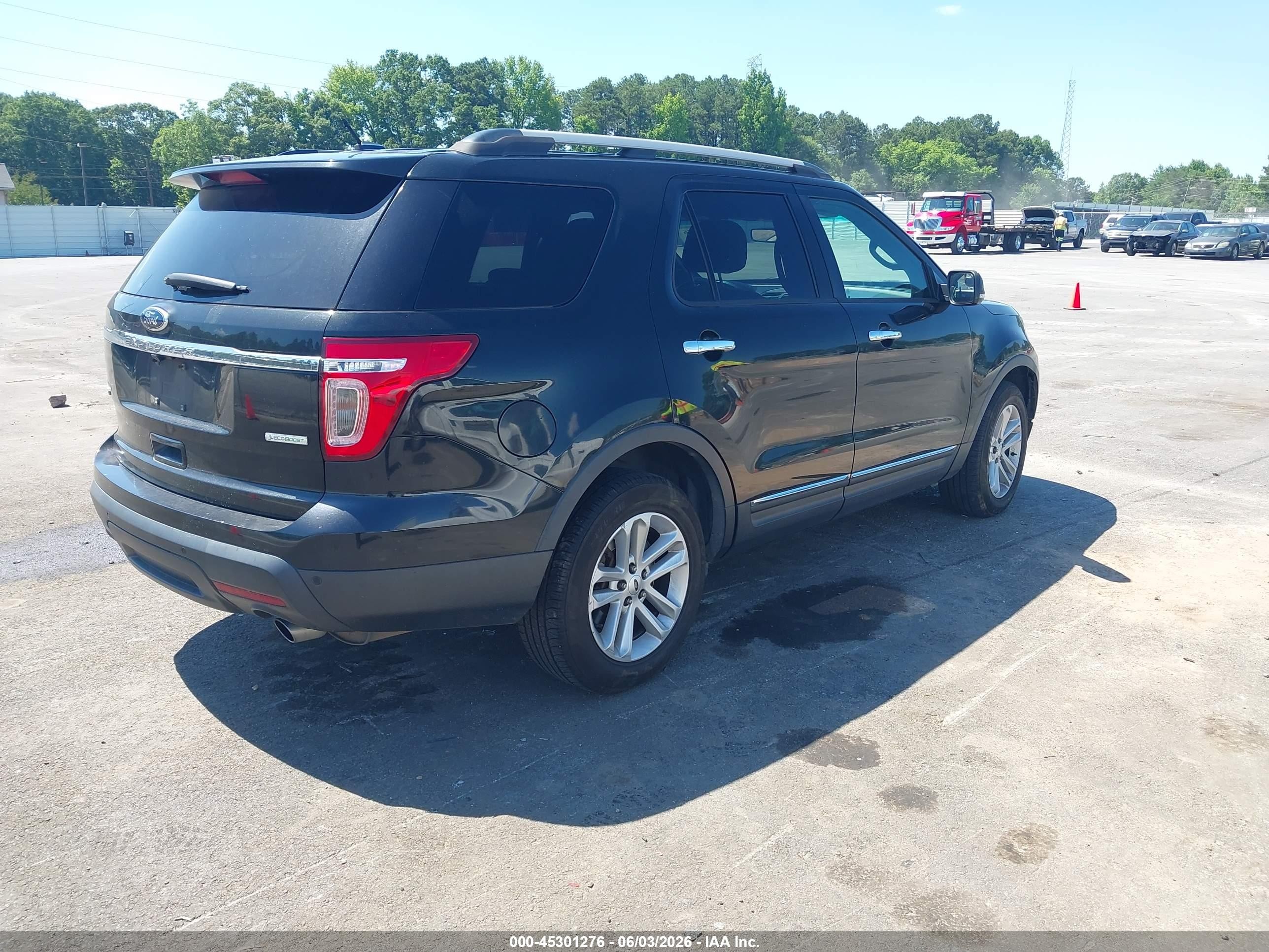 2013 Ford Explorer Xlt Black vin: 1FM5K7D90DGC13492