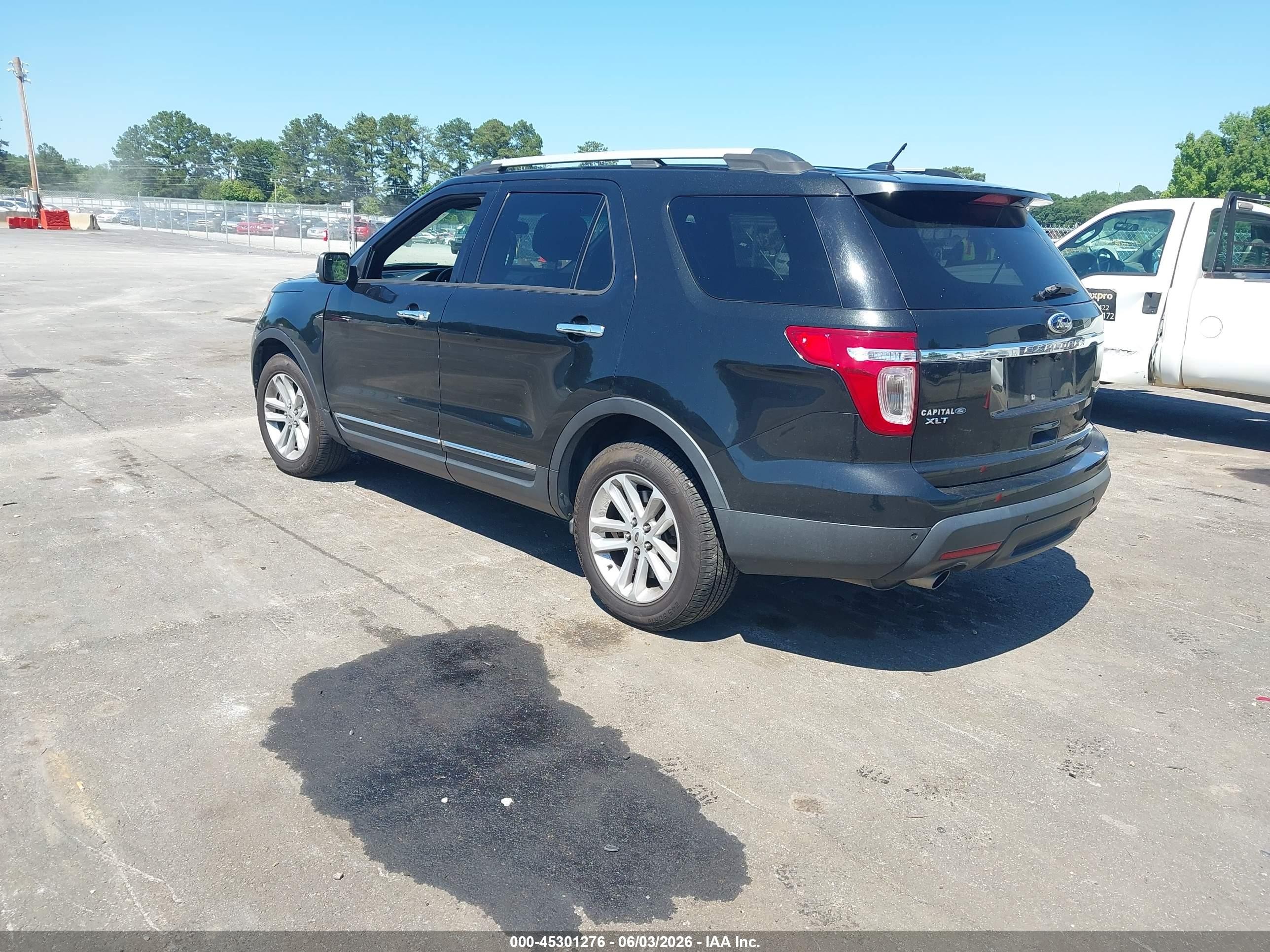 2013 Ford Explorer Xlt Black vin: 1FM5K7D90DGC13492