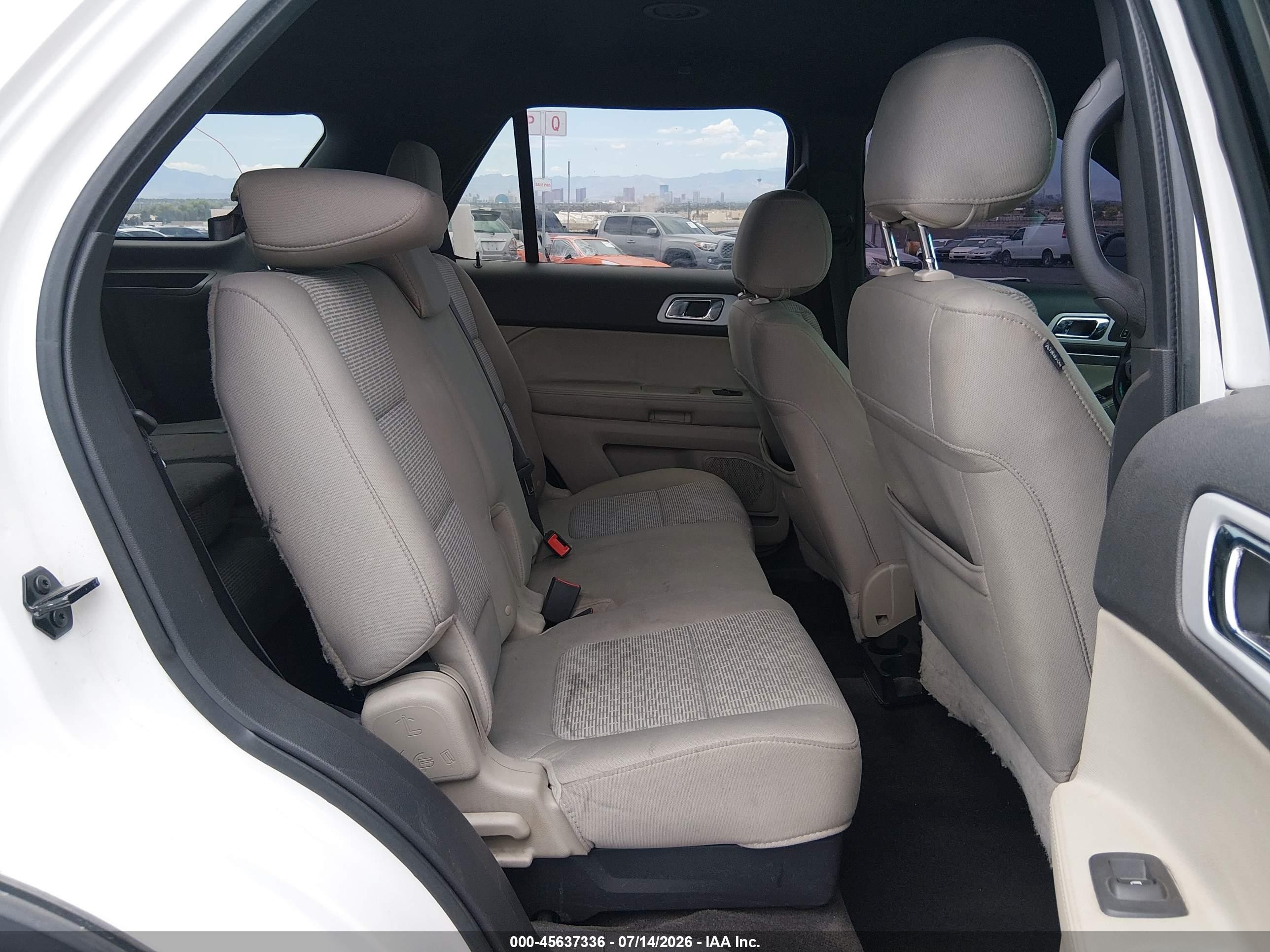 2013 Ford Explorer Xlt White vin: 1FM5K7D92DGA08109