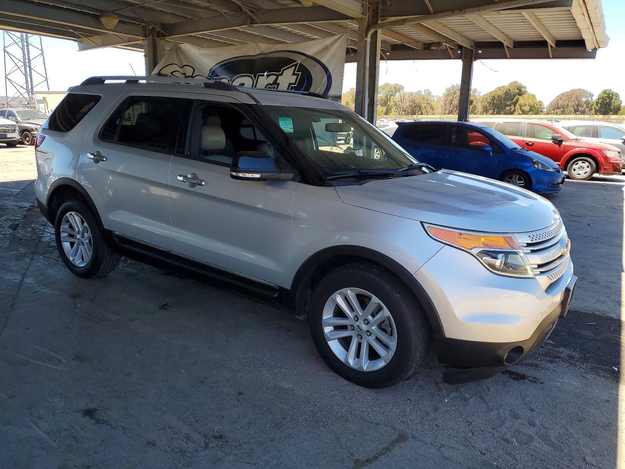 2013 Ford Explorer Xlt Silver vin: 1FM5K7D92DGB07349