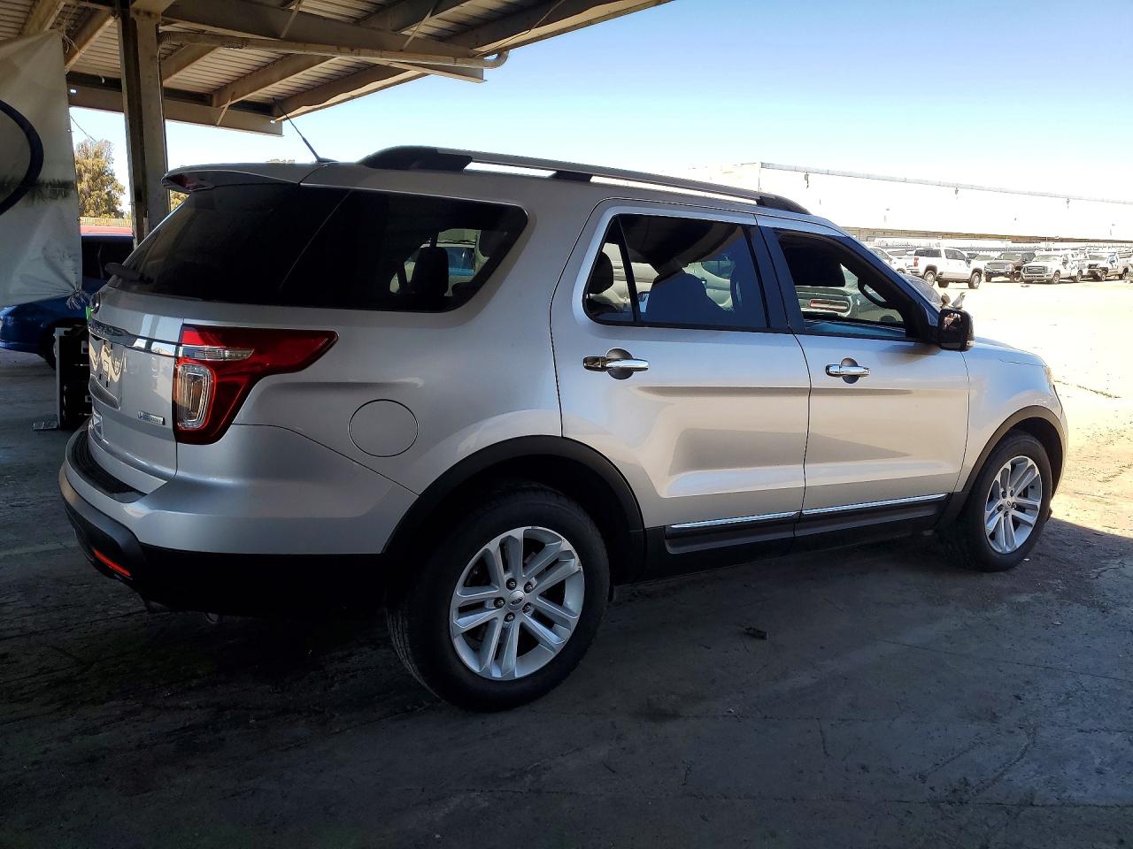 2013 Ford Explorer Xlt Silver vin: 1FM5K7D92DGB07349