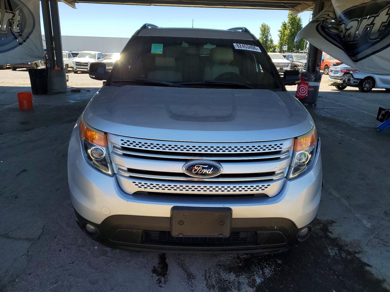 2013 Ford Explorer Xlt Silver vin: 1FM5K7D92DGB07349