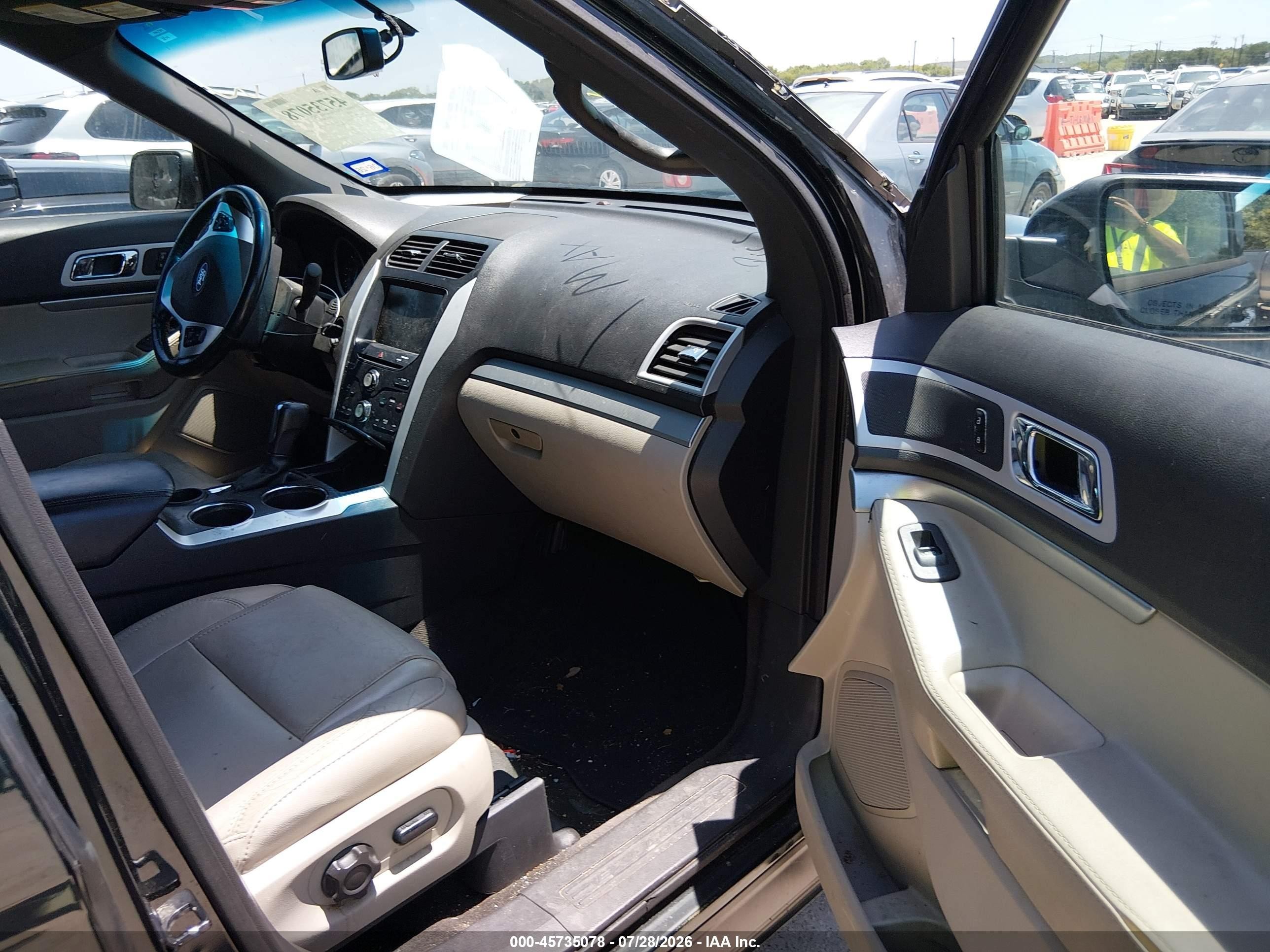 2013 Ford Explorer Xlt Green vin: 1FM5K7D94DGA04112