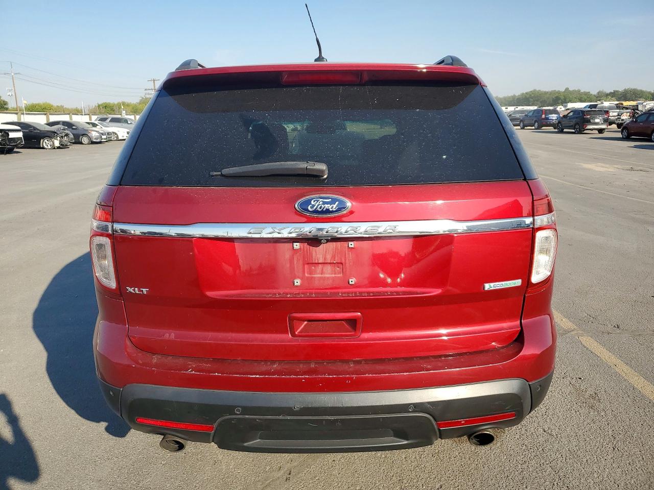 2015 Ford Explorer Xlt Red vin: 1FM5K7D94FGB17870