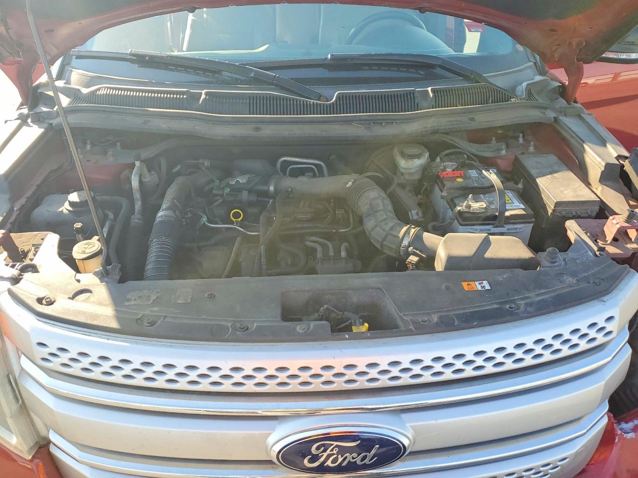 2015 Ford Explorer Xlt Red vin: 1FM5K7D94FGB17870