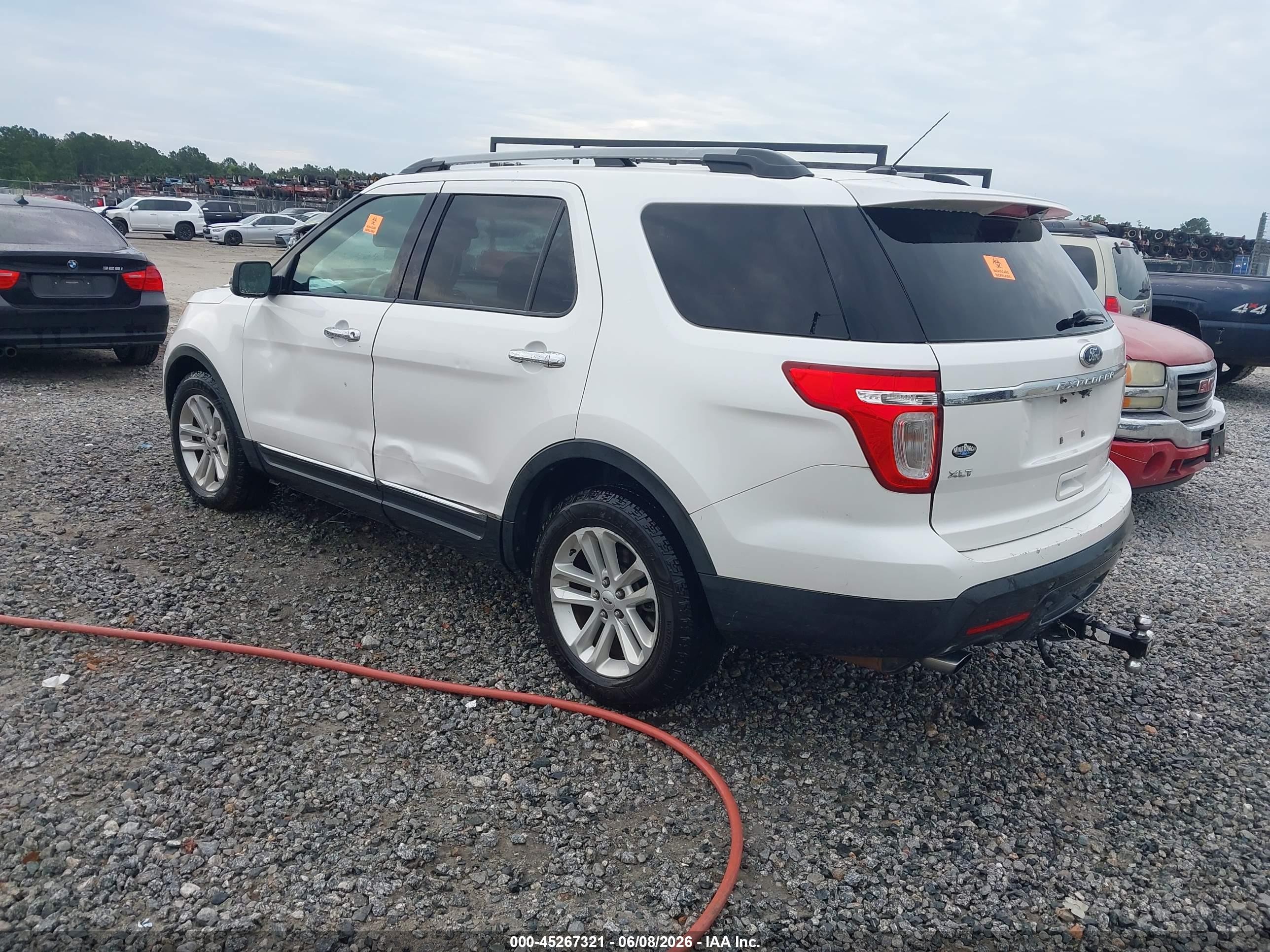 2013 Ford Explorer Xlt Gray vin: 1FM5K7D96DGA10610
