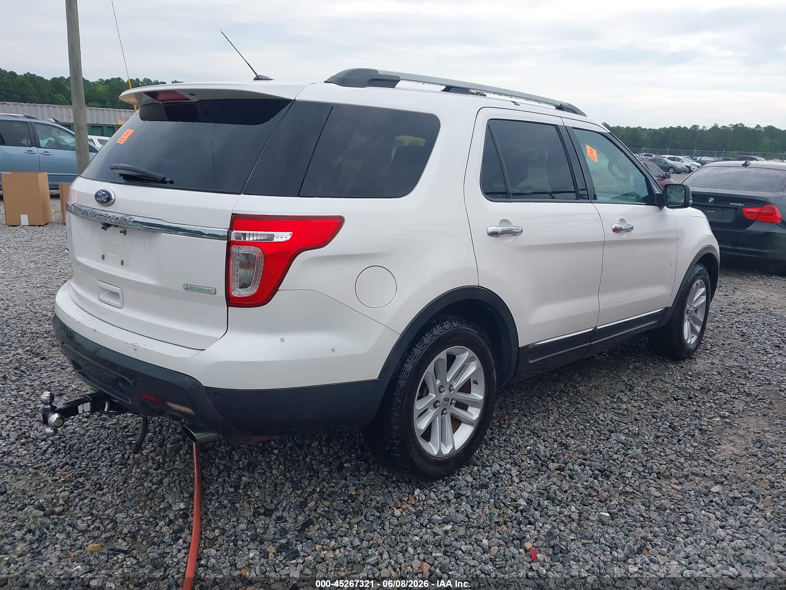 2013 Ford Explorer Xlt Gray vin: 1FM5K7D96DGA10610