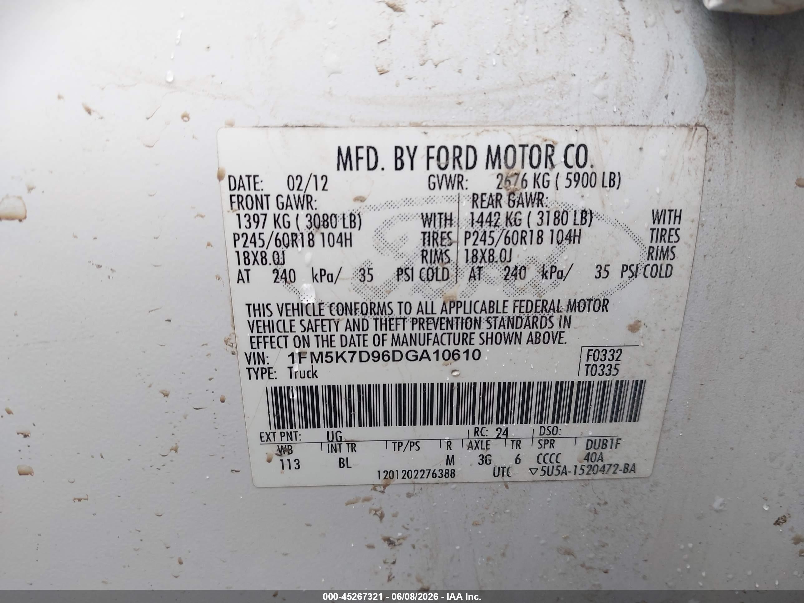 2013 Ford Explorer Xlt Gray vin: 1FM5K7D96DGA10610
