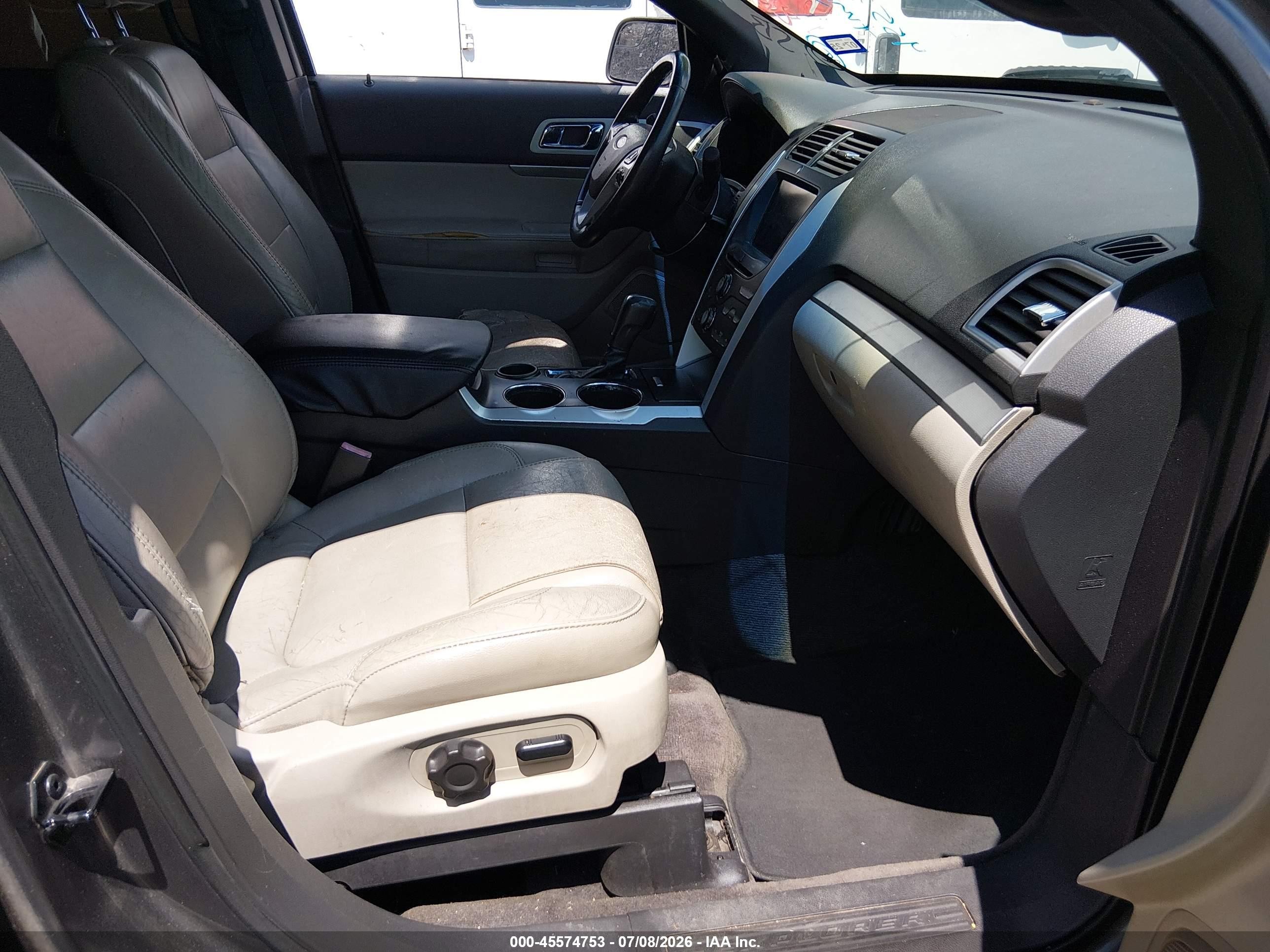 2013 Ford Explorer Xlt Gray vin: 1FM5K7D96DGA92791