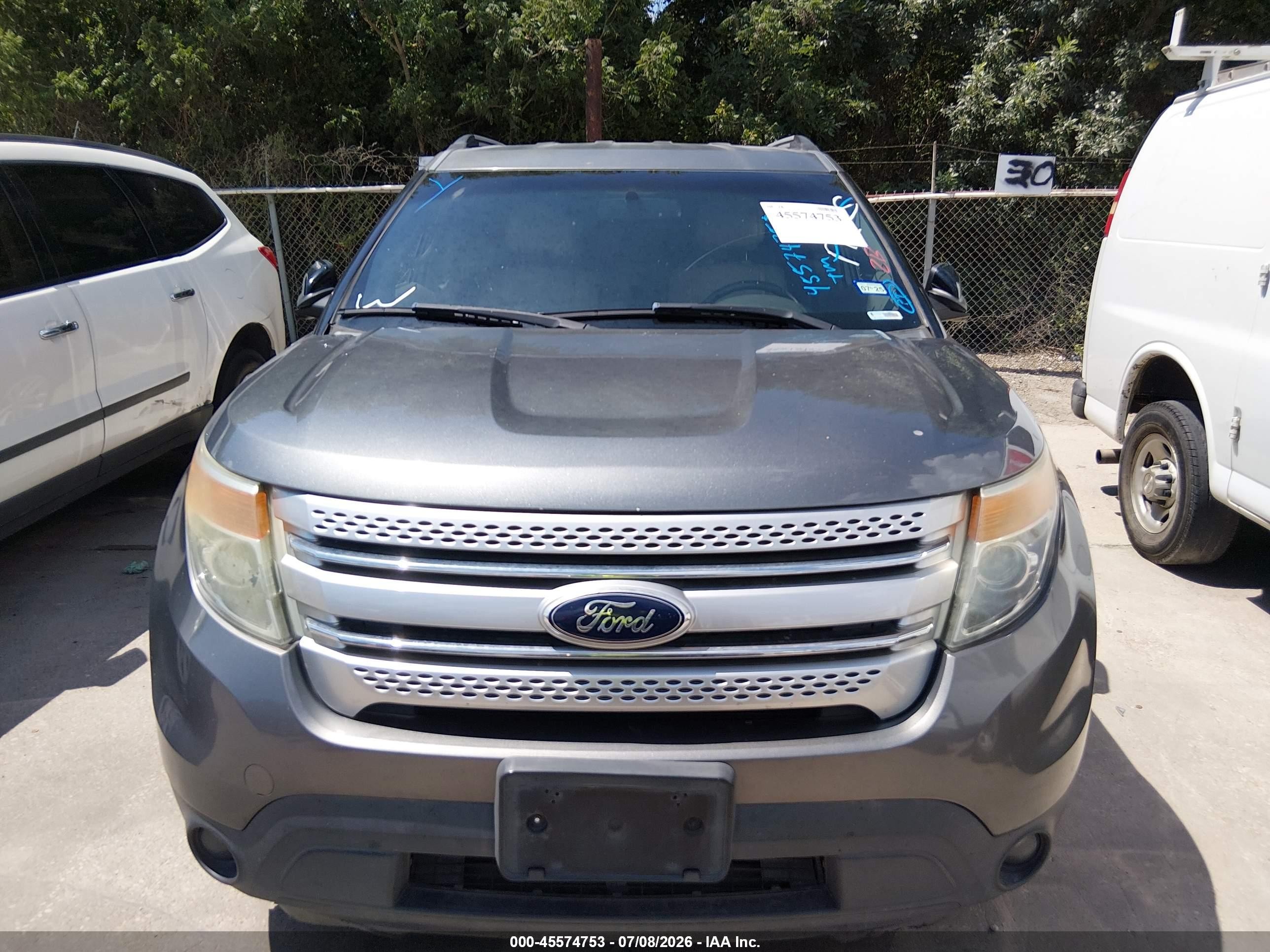 2013 Ford Explorer Xlt Gray vin: 1FM5K7D96DGA92791