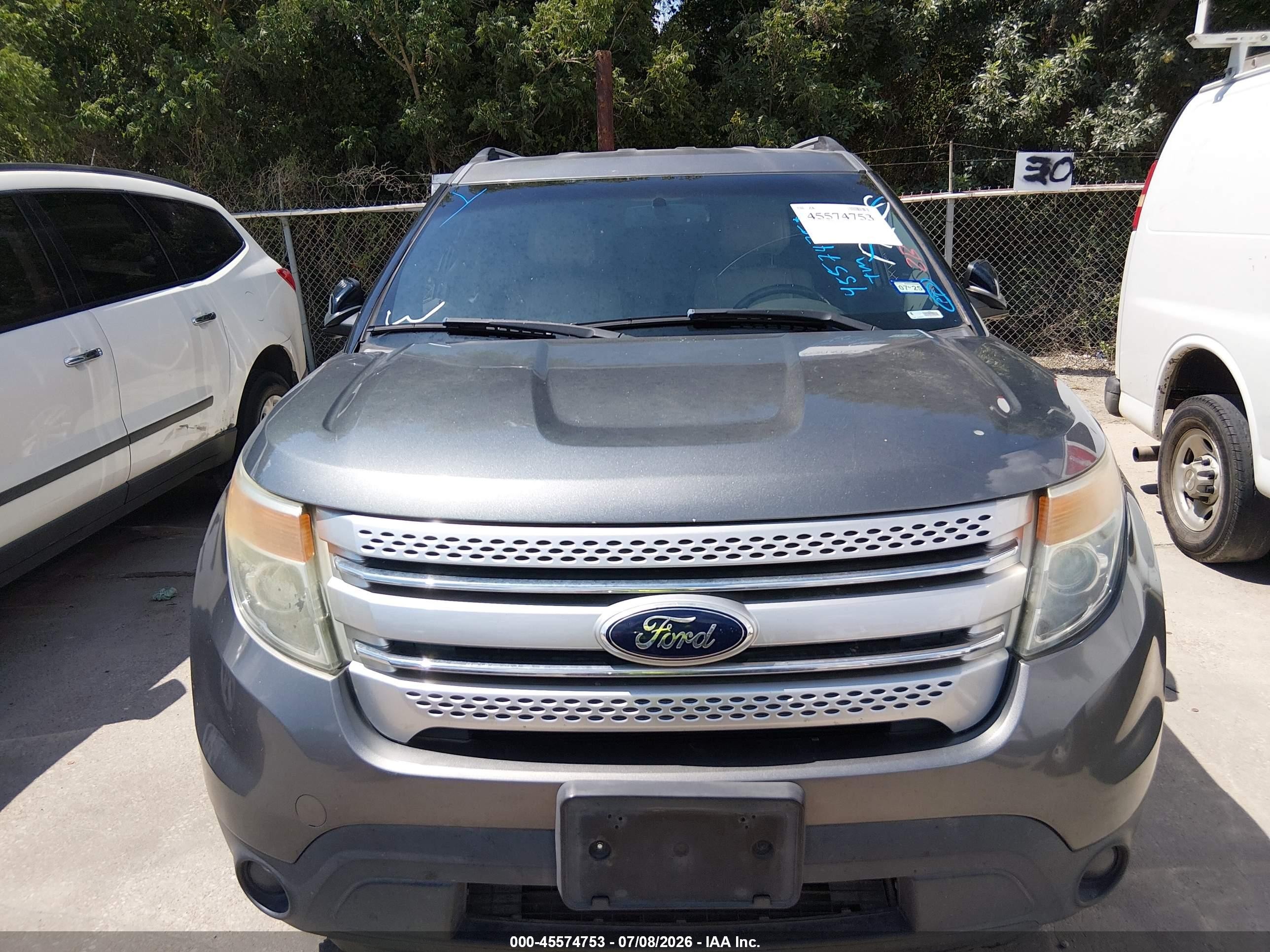 2013 Ford Explorer Xlt Gray vin: 1FM5K7D96DGA92791